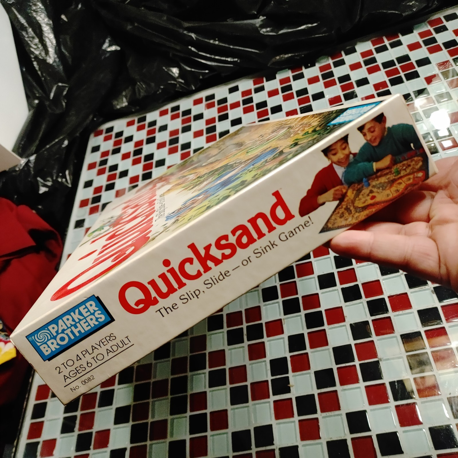 COMPLETE ~ Vtg 1989 Quicksand Slip Slide or Sink Parker Brothers Board Game