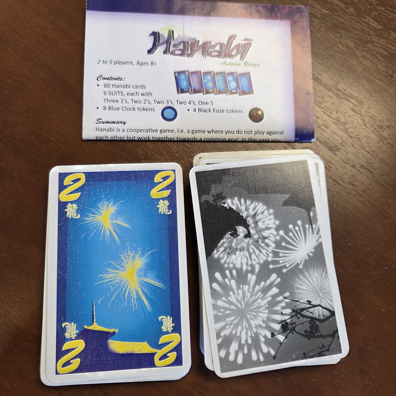 Hanabi Strategy Card Game Travel Tin Case Spin Master Complete Game Of Year 2013
