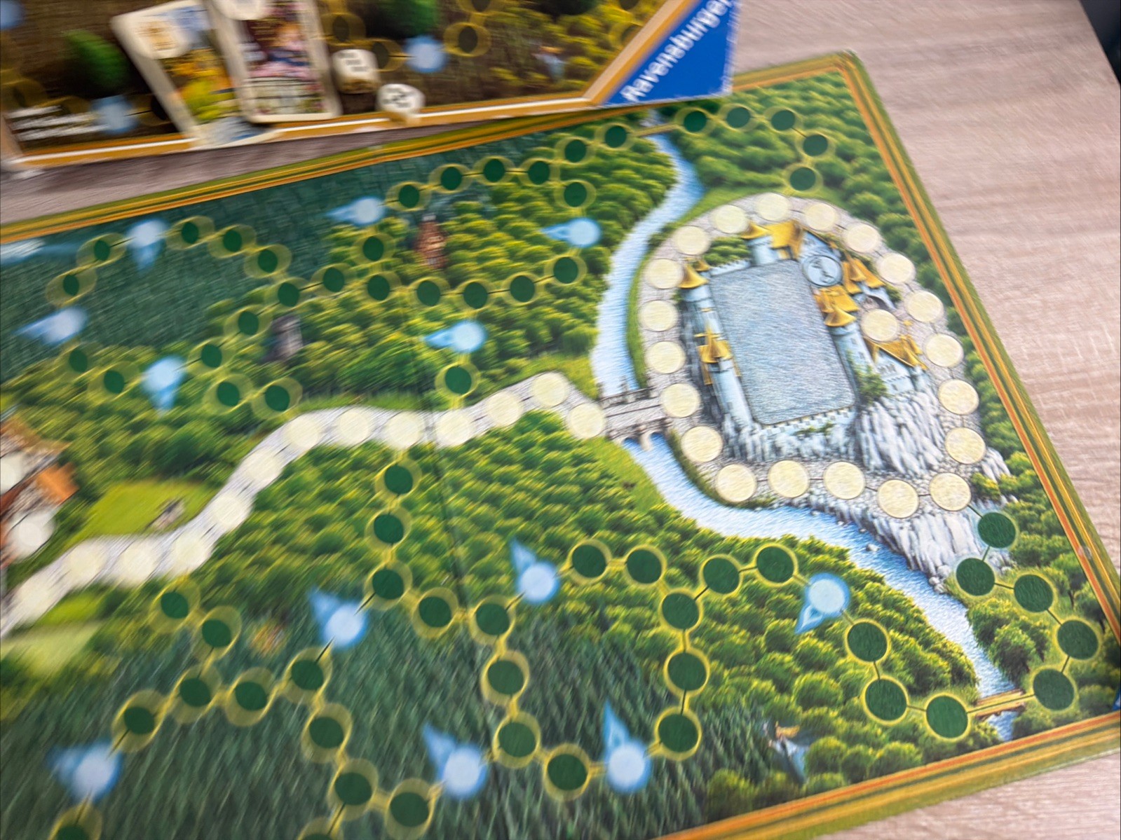 Vintage Enchanted Forest Board Game READ