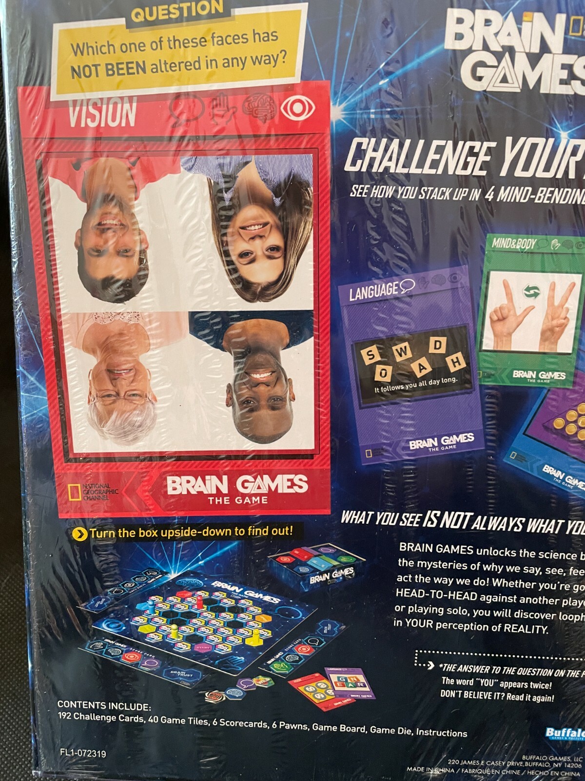 National Geographic Brain Games – The Game NEW Sealed – Free Shipping
