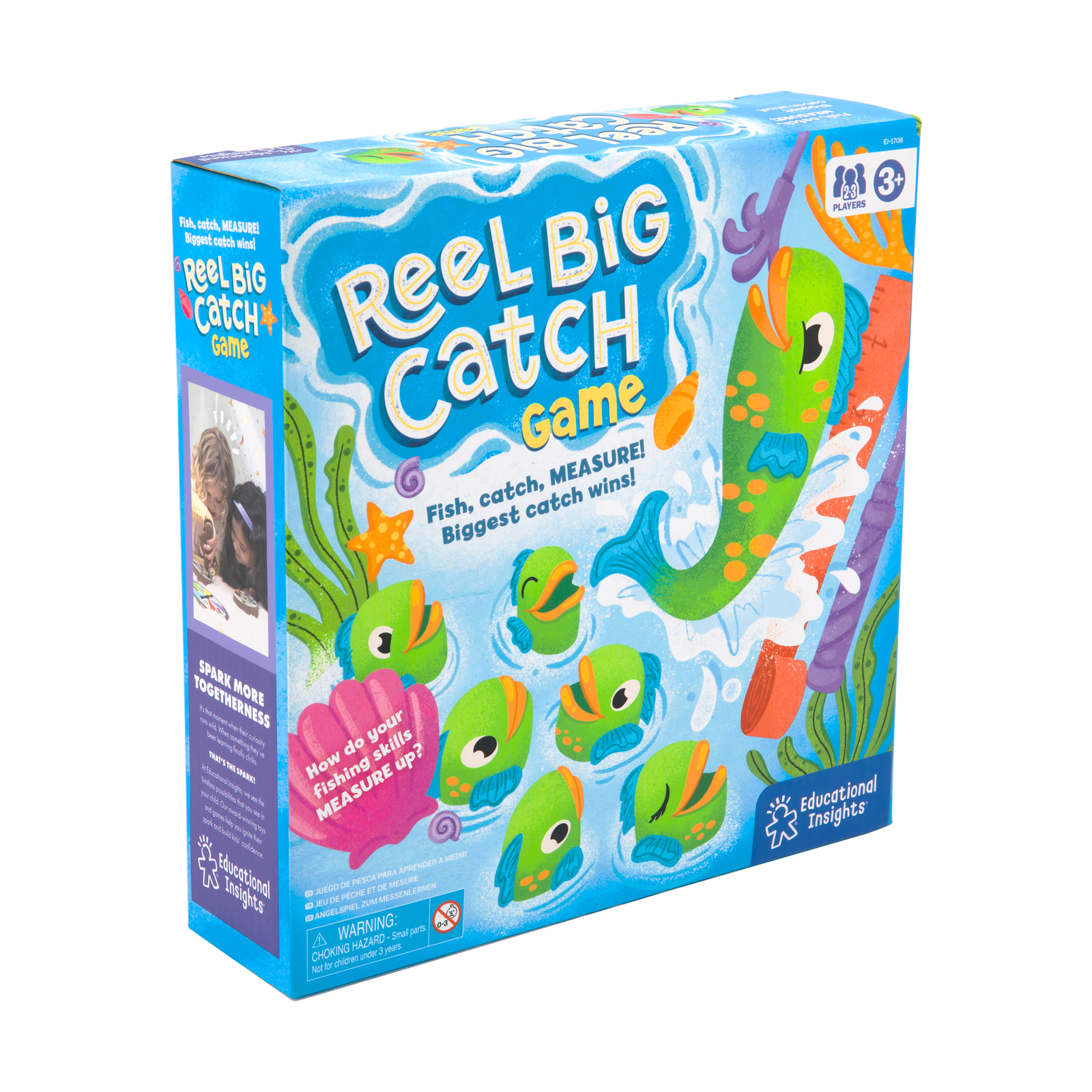 New – Educational Insights Reel Big Catch Game – Ages 3+ | 2-3 players