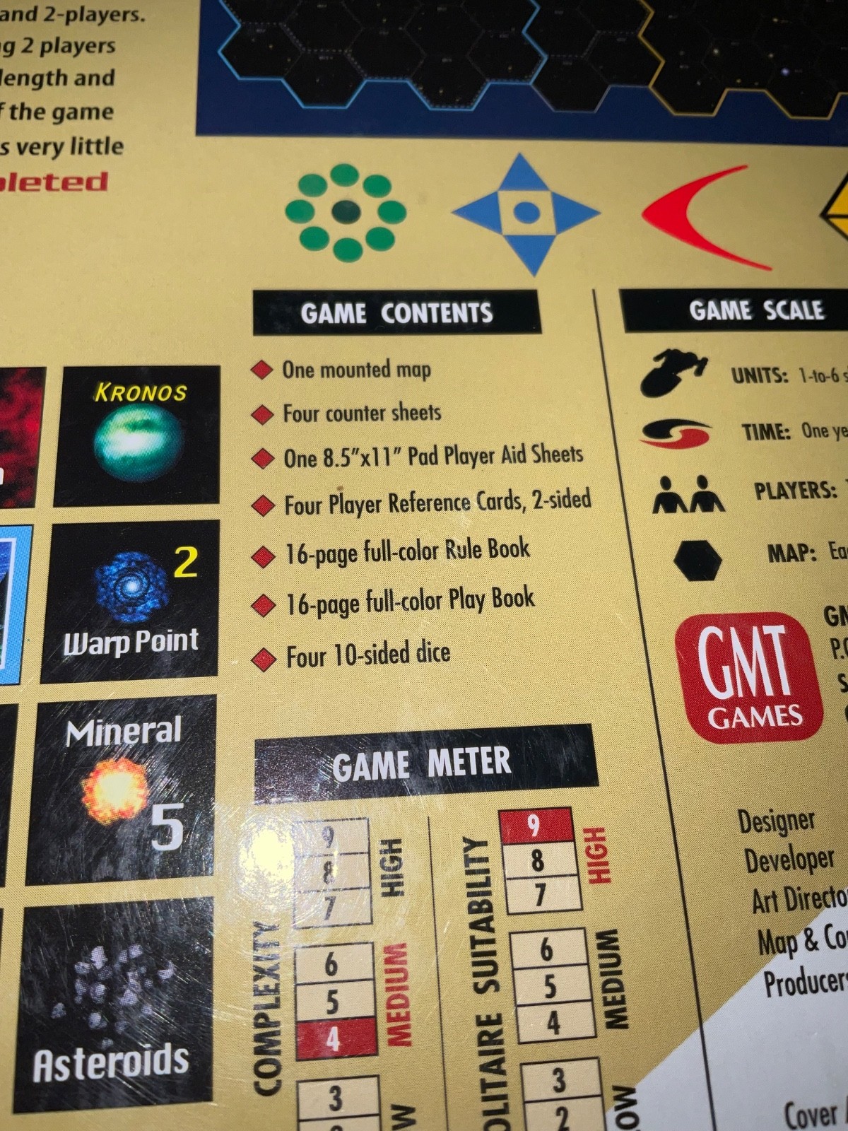 Space Empires 4X – GMT GAMES – DICE MISSING – See Pics Good Cond Incomplete
