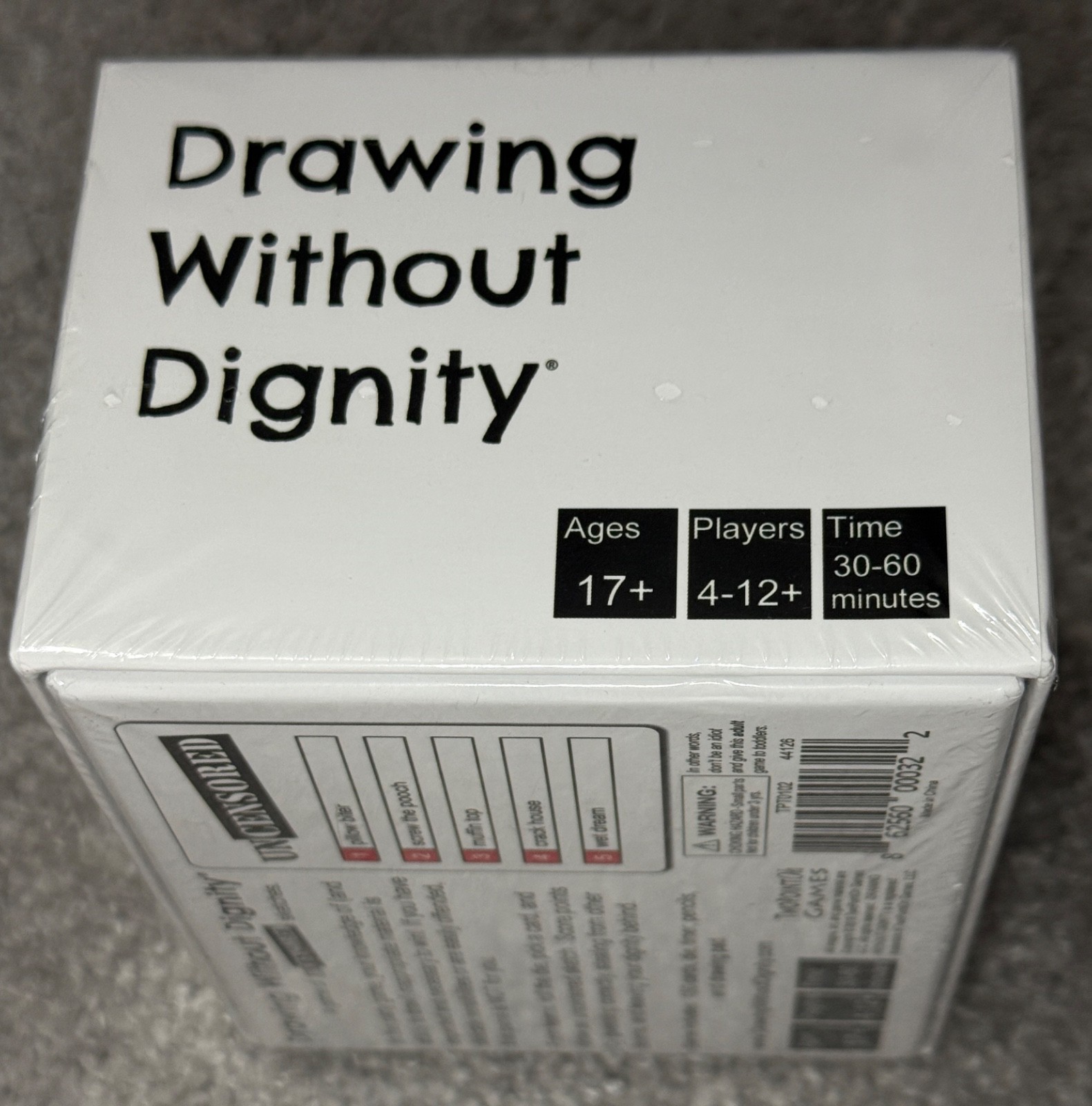 Drawing Without Dignity A Game of Uncensored Sketches Adult Pictionary NEW