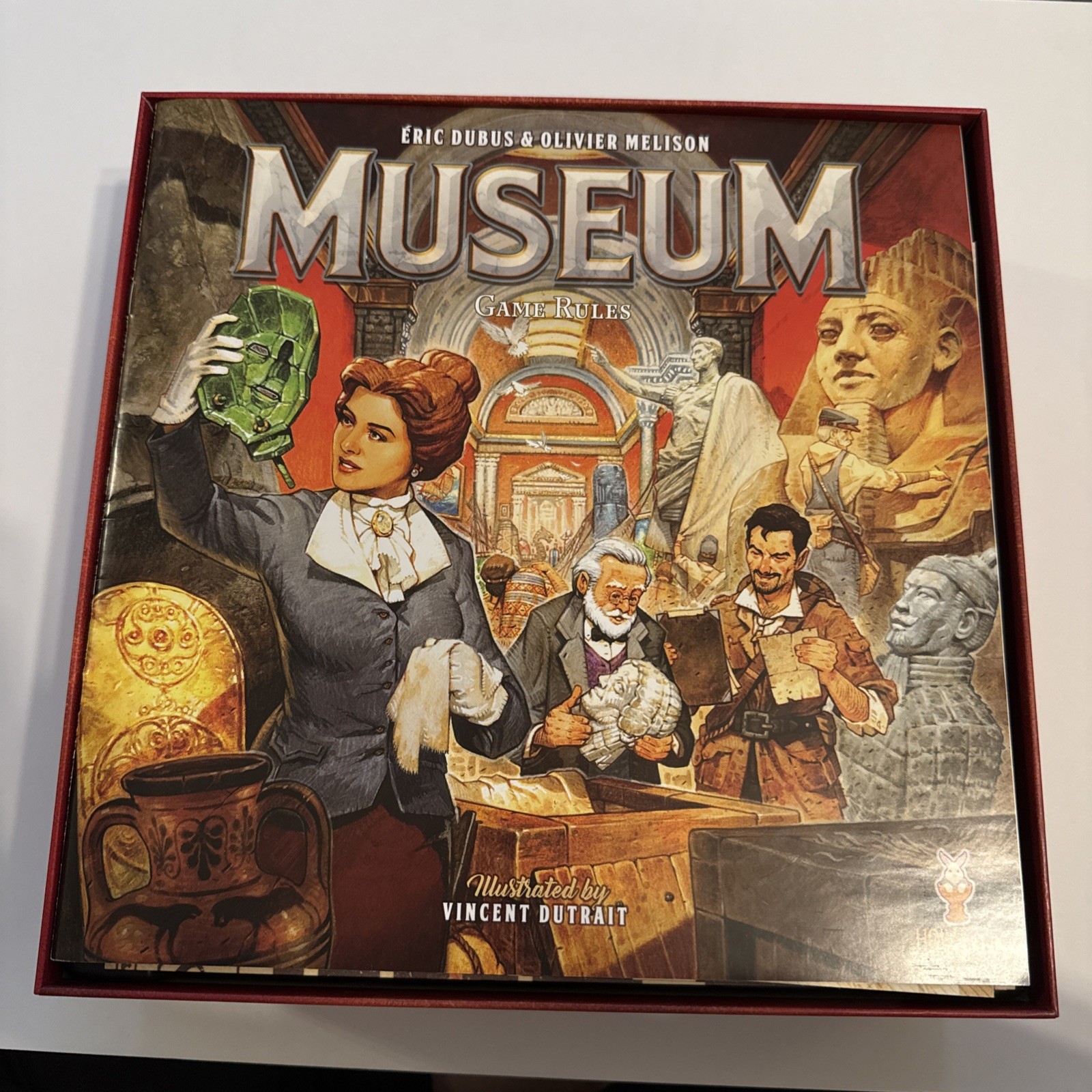 MUSEUM BOARD GAME english retail edition holy grail 100% Complete