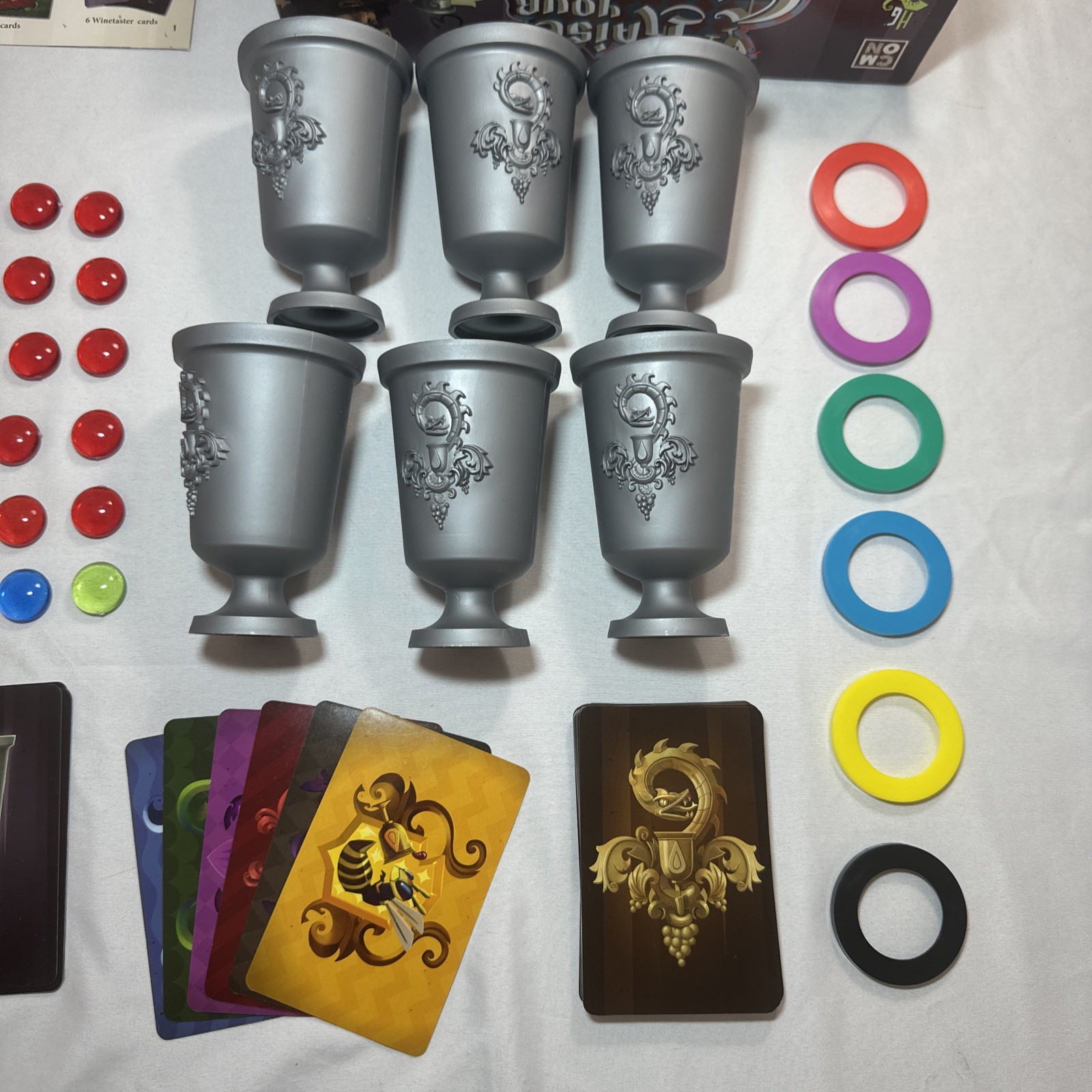 Raise Your Goblets Board Game 2016 CMON Horrible Games 100% COMPLETE