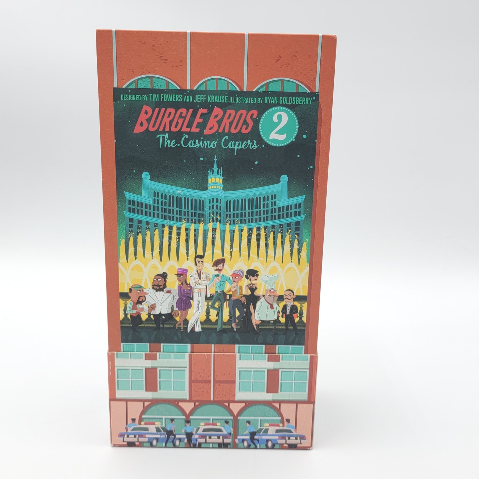 Burgle Brothers 2 Board Game “CASINO CAPERS” Tim Flowers 100% COMPLETE EUC