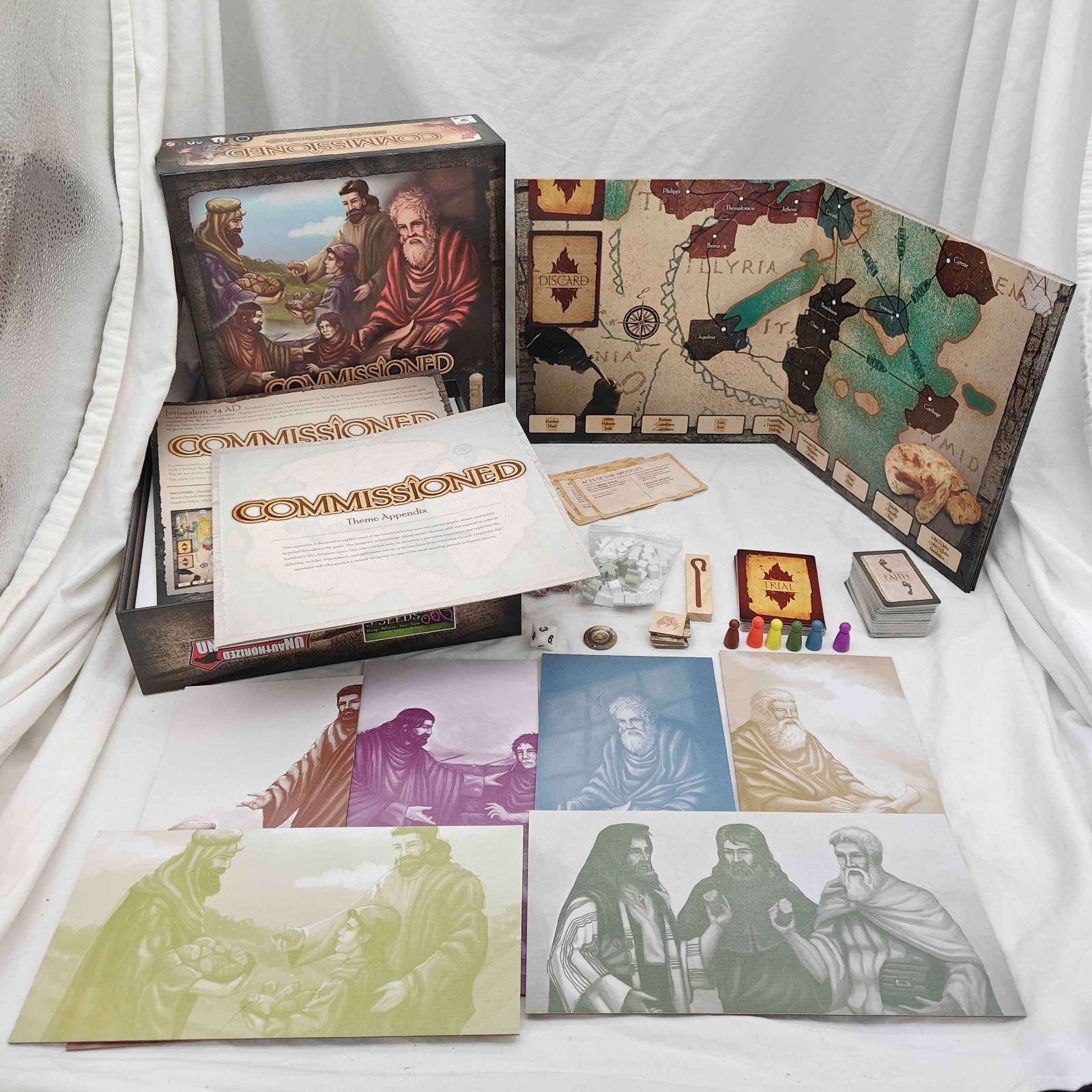 Chara Games – Commissioned Board Game (2016) – COMPLETE! EXCELLENT!
