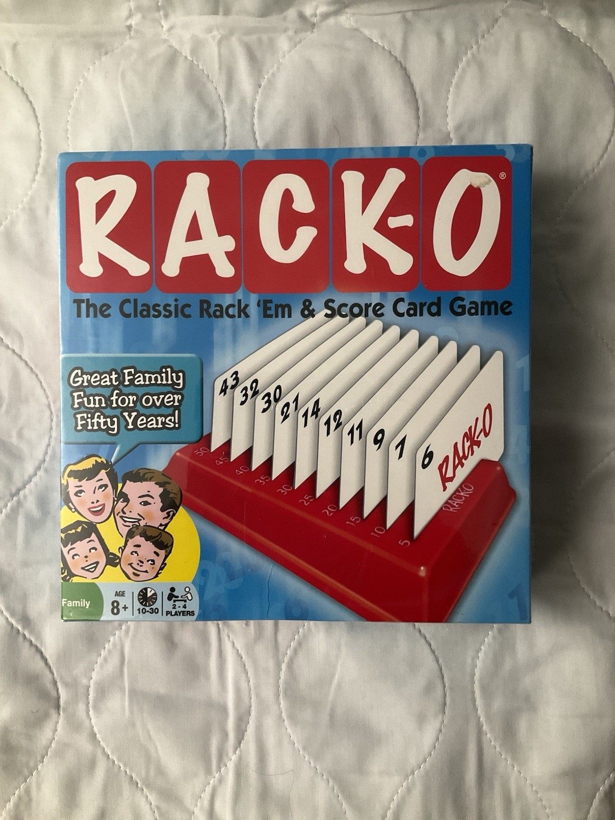 Racko Card Game By Winning Moves 2 to 4 Players Ages 8 plus 2010 New Sealed