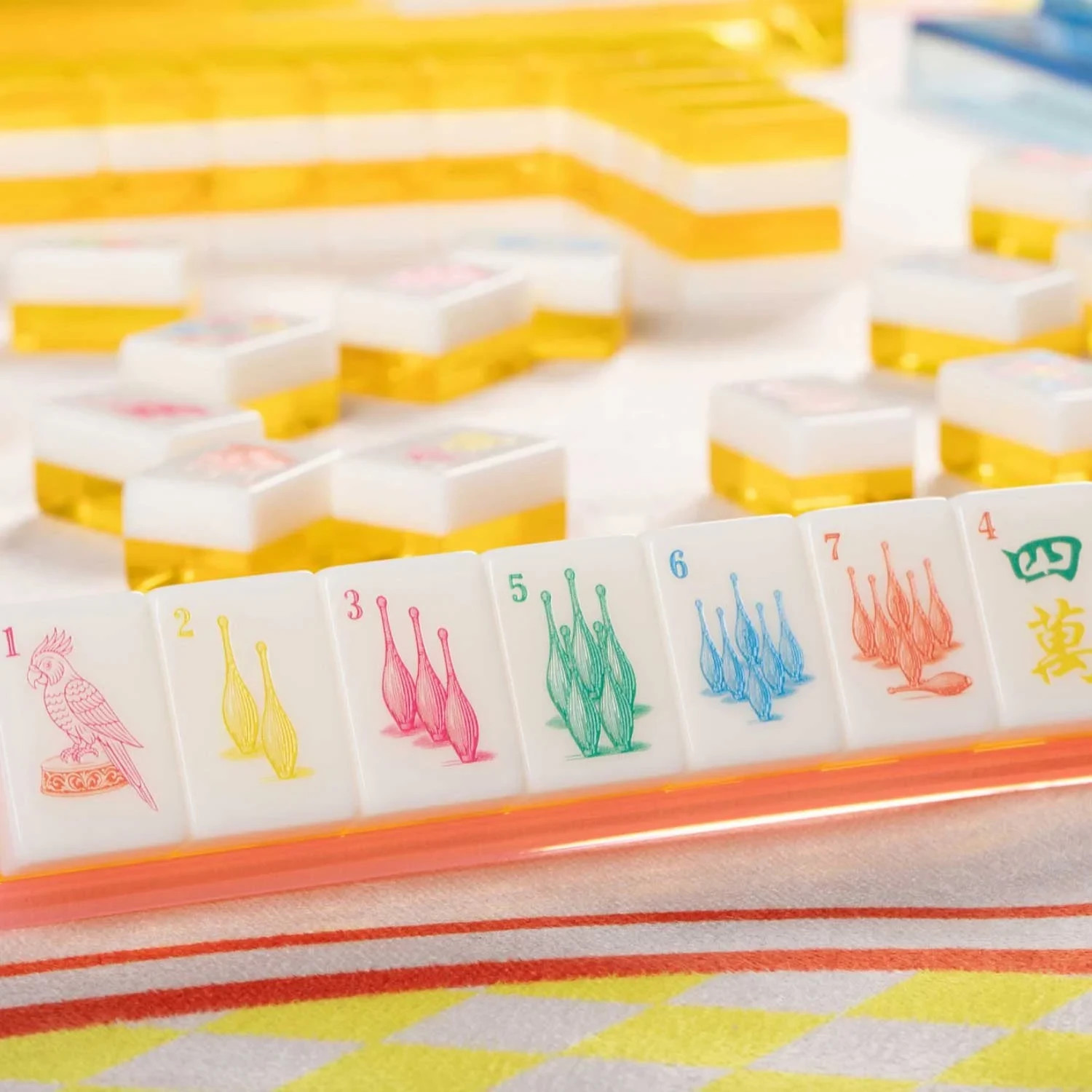 Maison Lude Deluxe Acrylic Mahjong Starter Set (Cirquejong Edition)