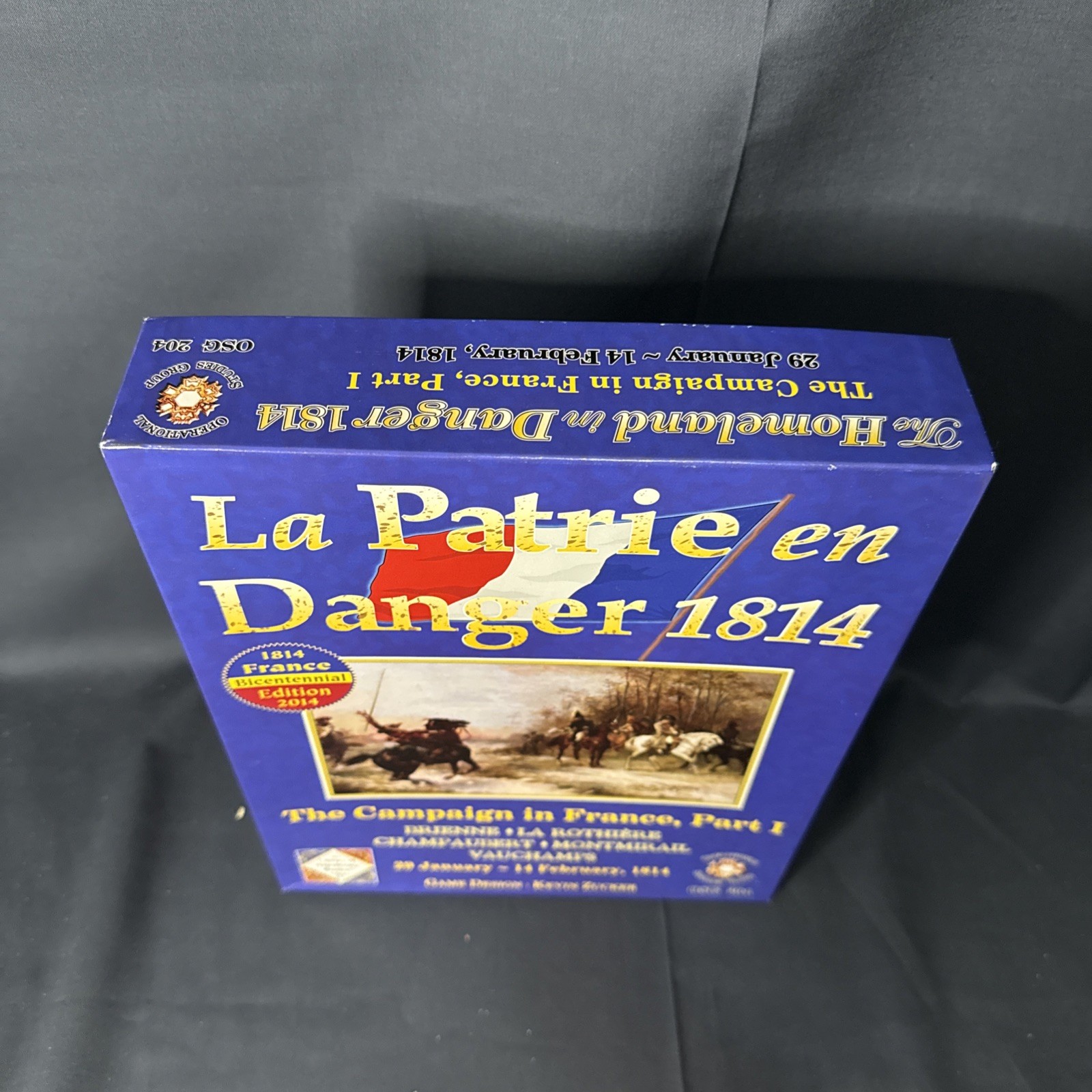 LA PATRIE EN DANGER 1814 (Napoleonic) Game by OSG::©2004::Unpunched::Open Box