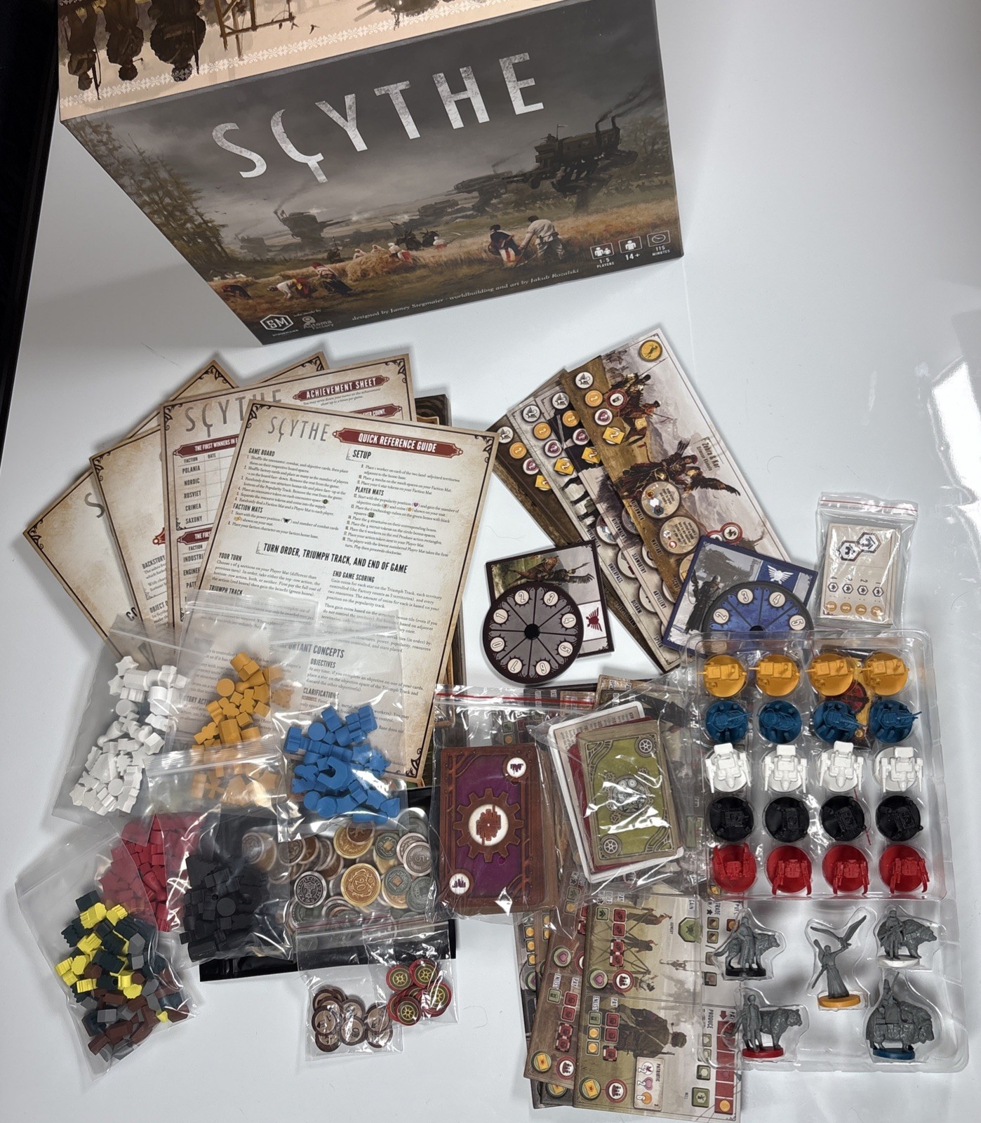 Scythe Board Game Stonemaier Games Automa Factory Jamey Stegmaier Complete
