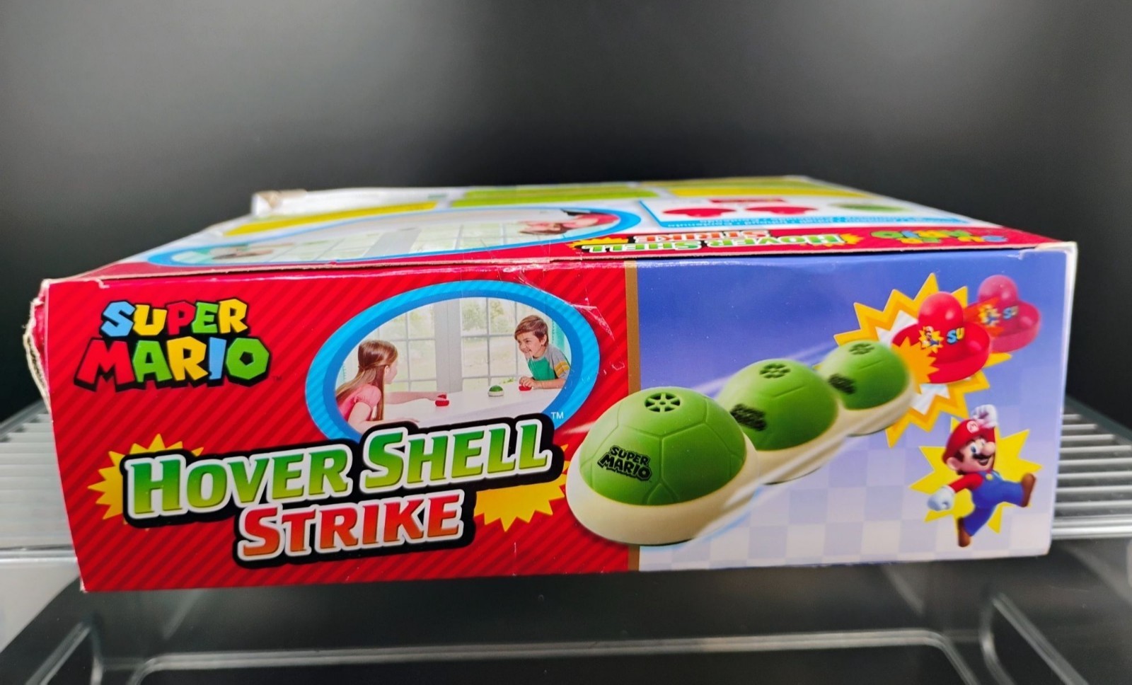 Super Mario Hover Shell Strike Air Hockey Game Set