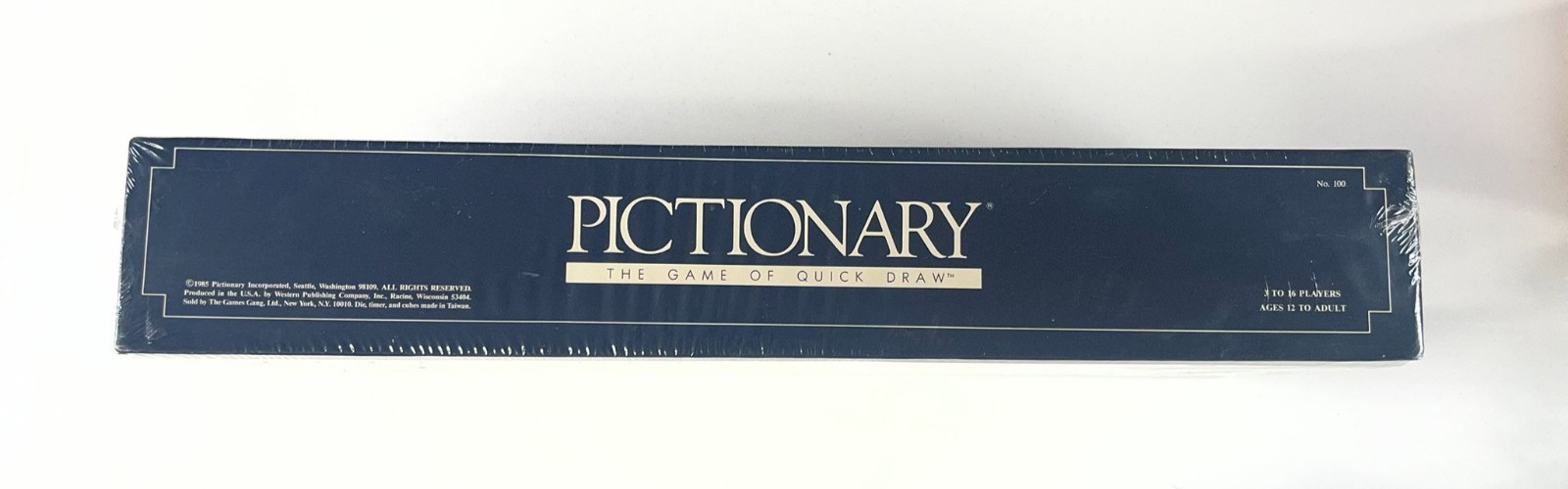 Pictionary First Edition The Game of Quick Draw Long Box 1985 VINTAGE NEW SEALED