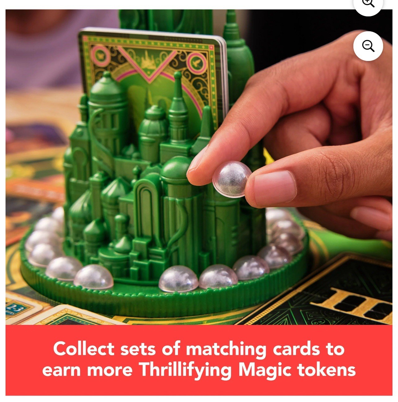 WICKED Officially Licensed Board Game w/3D Emerald City Wizard Oz Elphaba Glinda