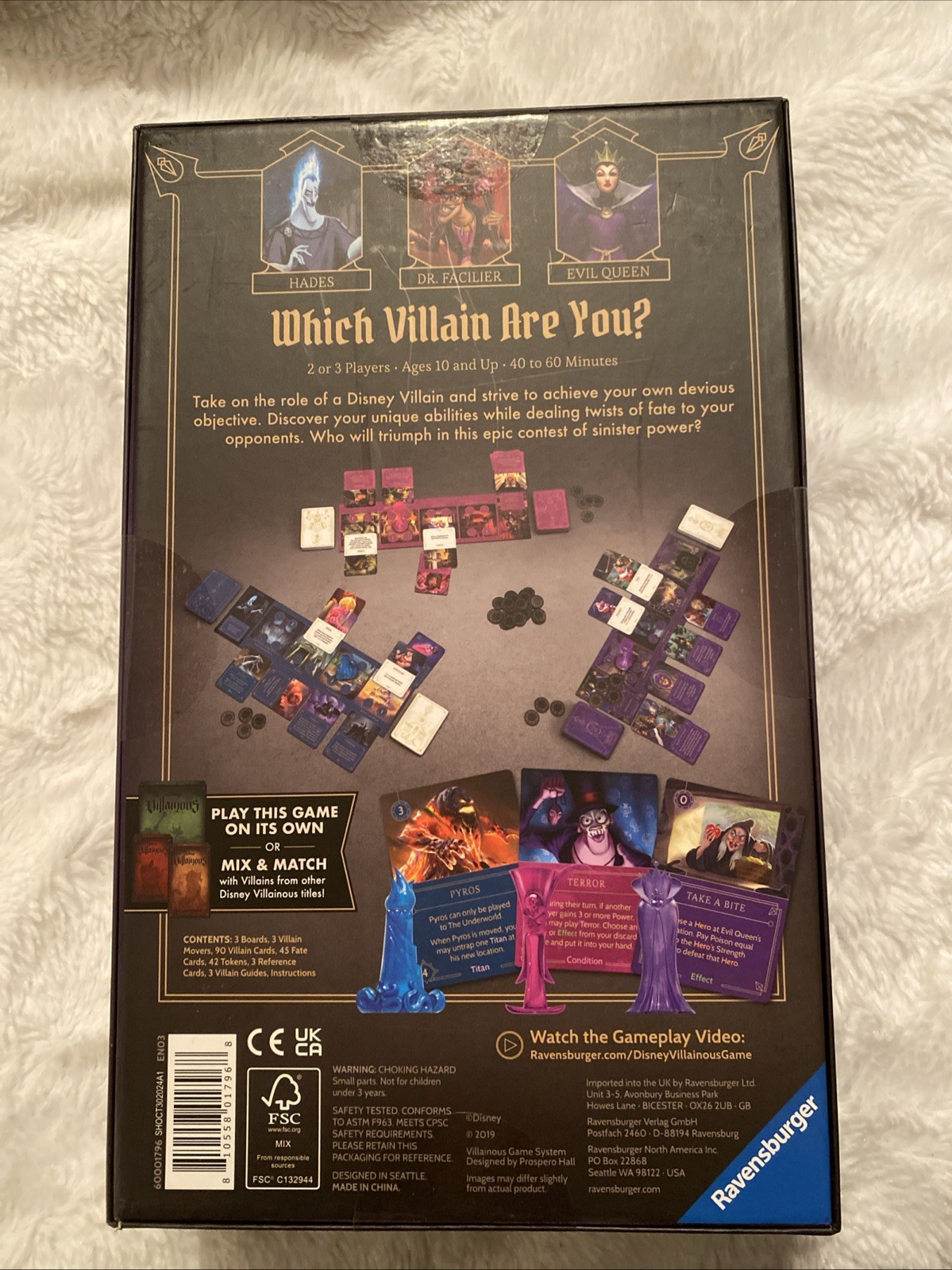 NEW Disney Villainous WICKED TO THE CORE Ravensburger Board Game Expansion