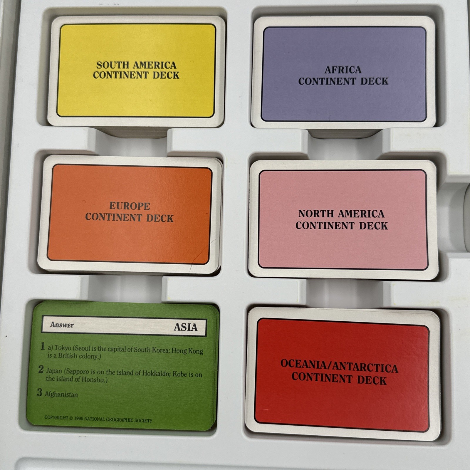 Vintage 1990 On Assignment with National Geographic Educational Board Game Compl