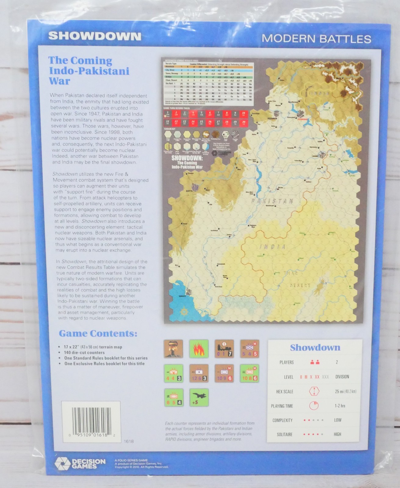 Decision Games Folio Game Series, Modern, Showdown The Coming Indo-Pakistan War