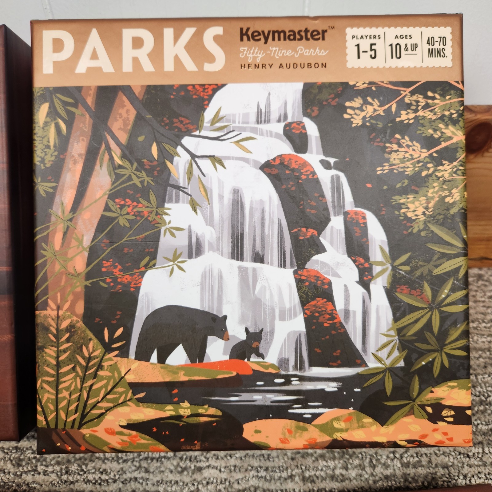NEW National Parks Keymaster Board Game KYM0501 Complete 59 Hike Trails