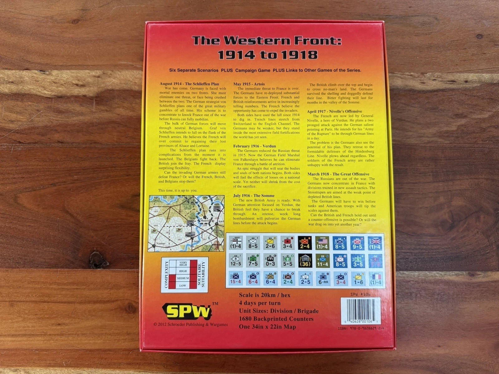 Der Weltkrieg: The Western Front 1914-1918 SPW – Great Condition