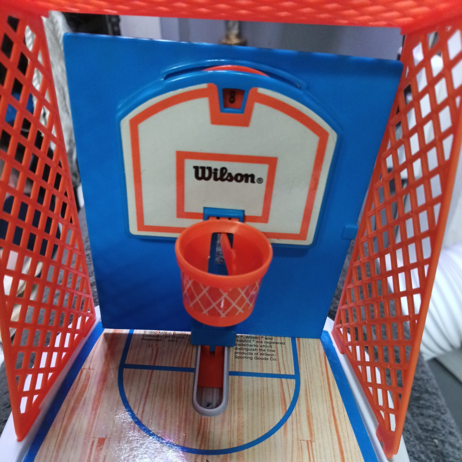 Vintage MB Hot Shot Basketball Travel Game Milton Bradley Complete Tested