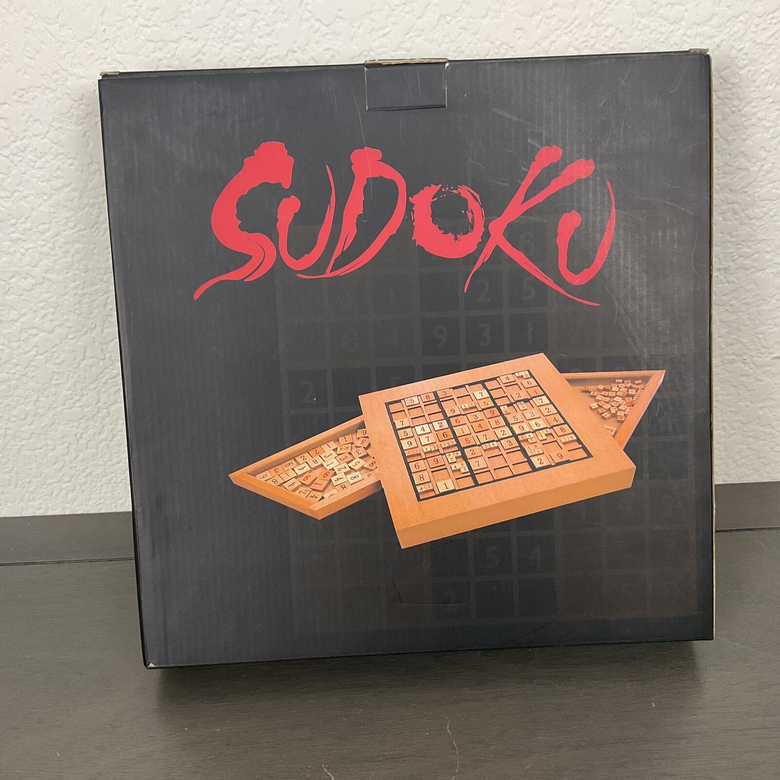 SUDOKU WOODEN BOARD GAME #49-9412 by Wood Expressions,Inc (Pre-Owned)