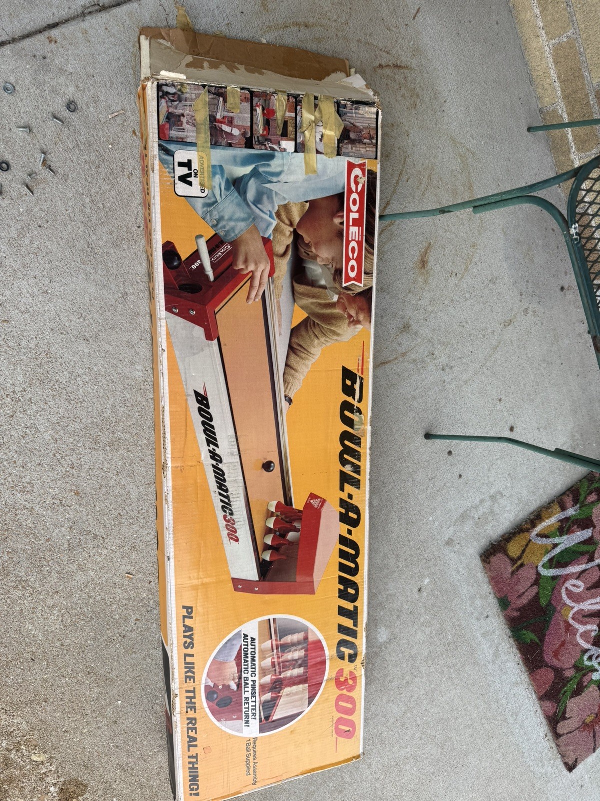 Vintage Coleco Bowl-A-Matic 300 Bowling Game for parts or repair