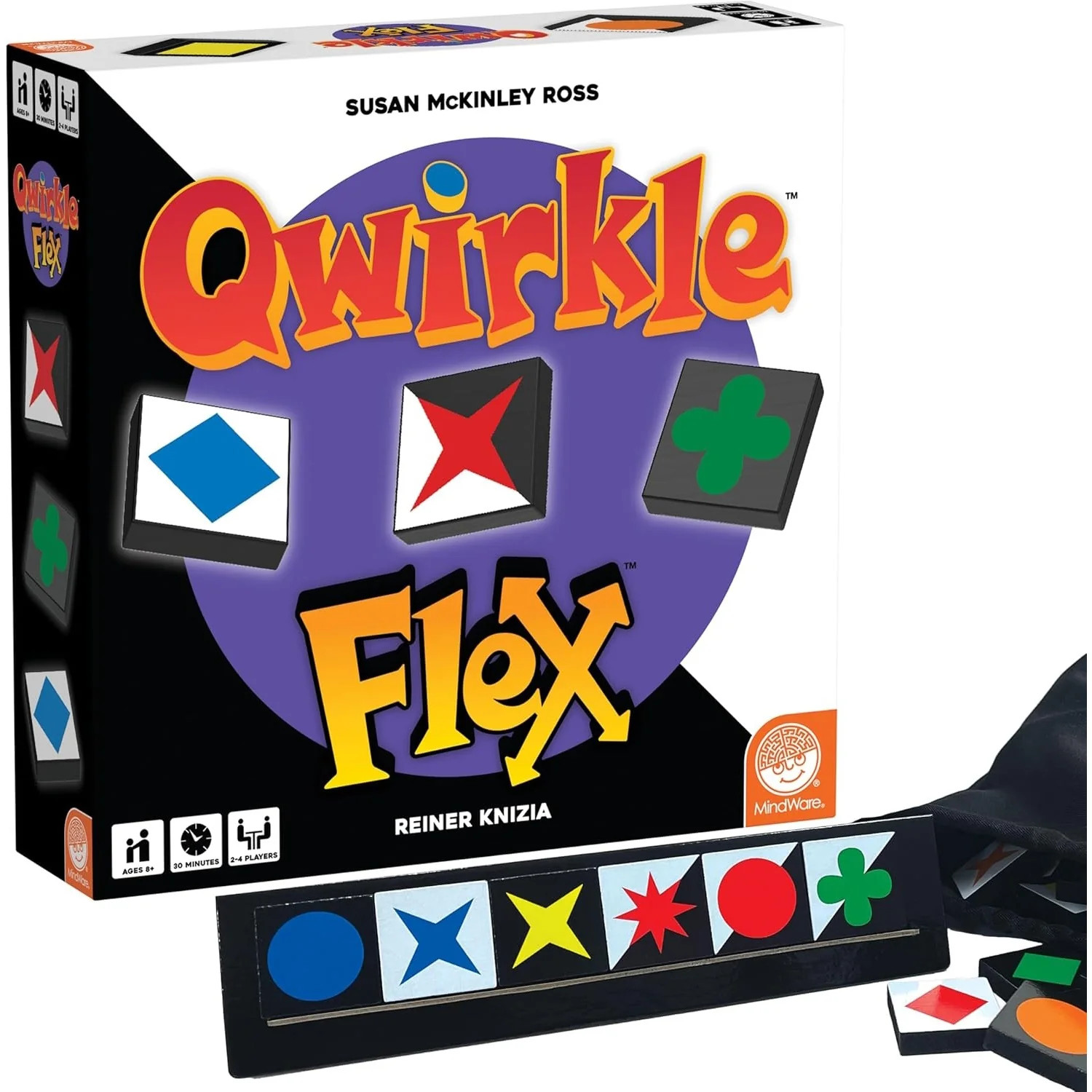 Qwirkle Flex [Board Game, 2-4 Players]
