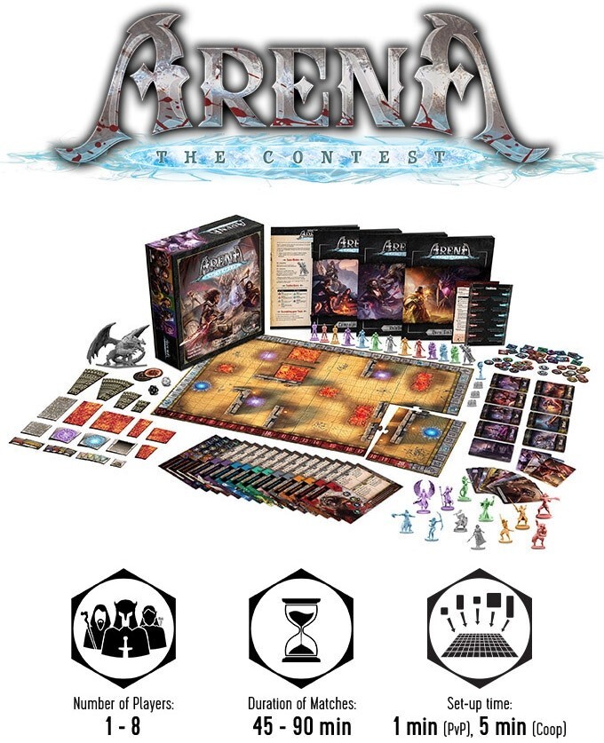 Kickstarter Arena: The Contest All-in pledge Expansions, KSE & Promos NEW Sealed