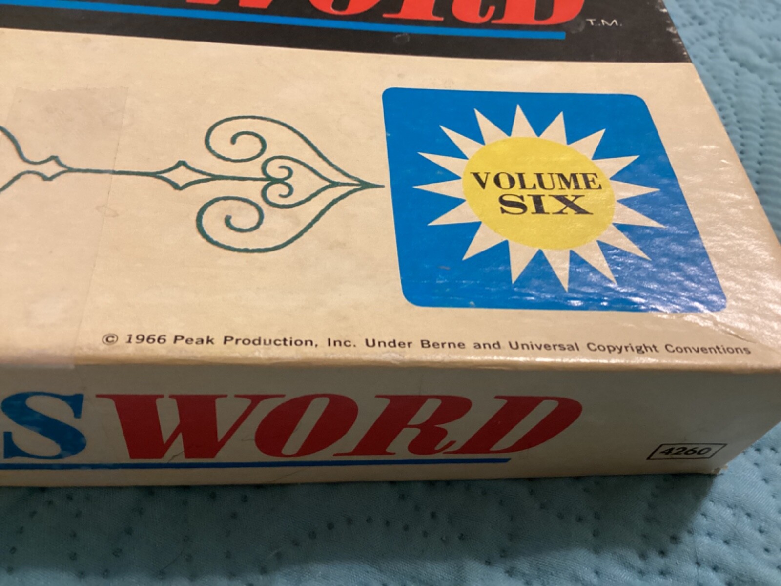 PASSWORD VOLUME SIX(6) COMPLETE, 1966 MILTON BRADLEY #4260/ FREE POSTAGE!!!