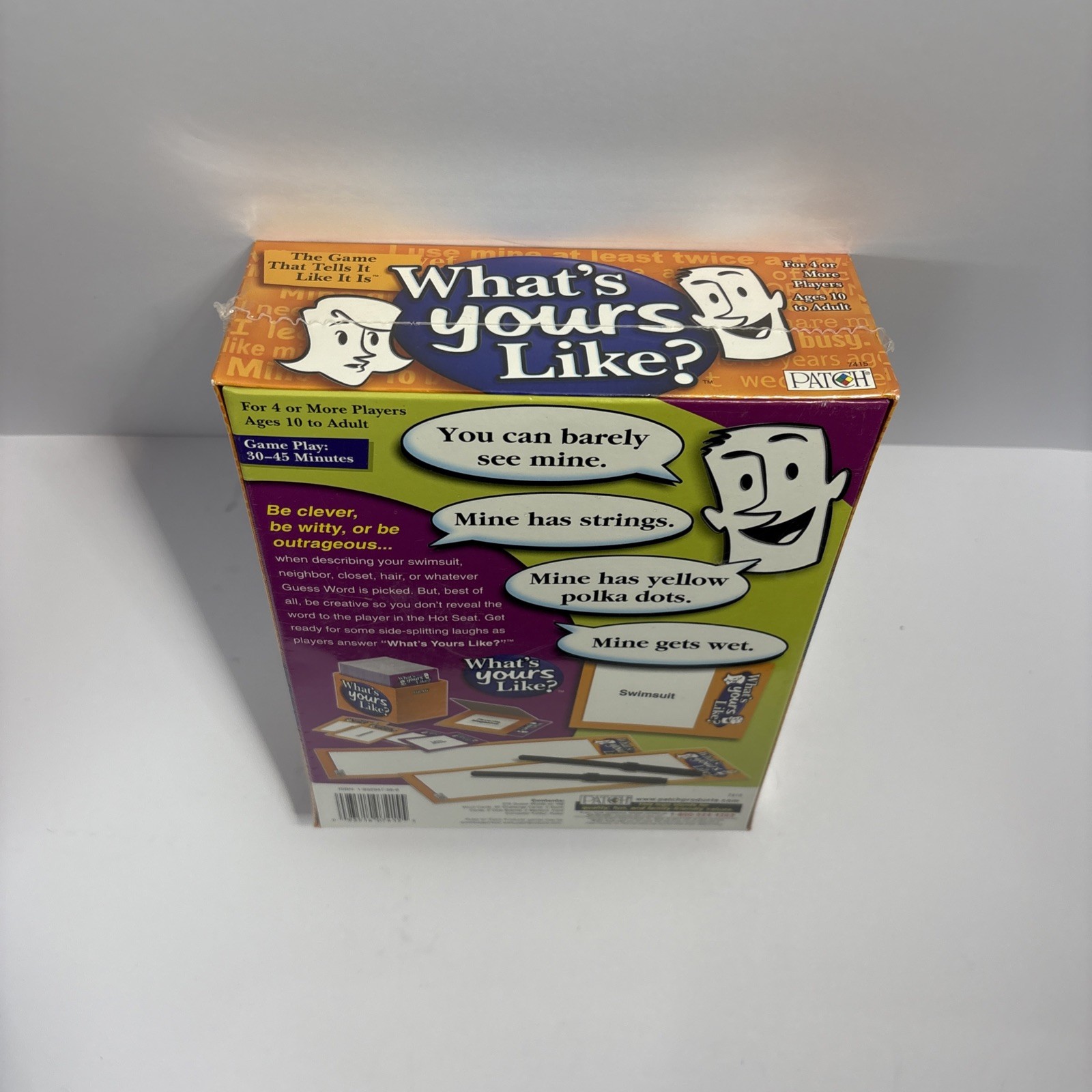 What’s Yours Like? 2007 Game by Patch Products New Sealed in Box