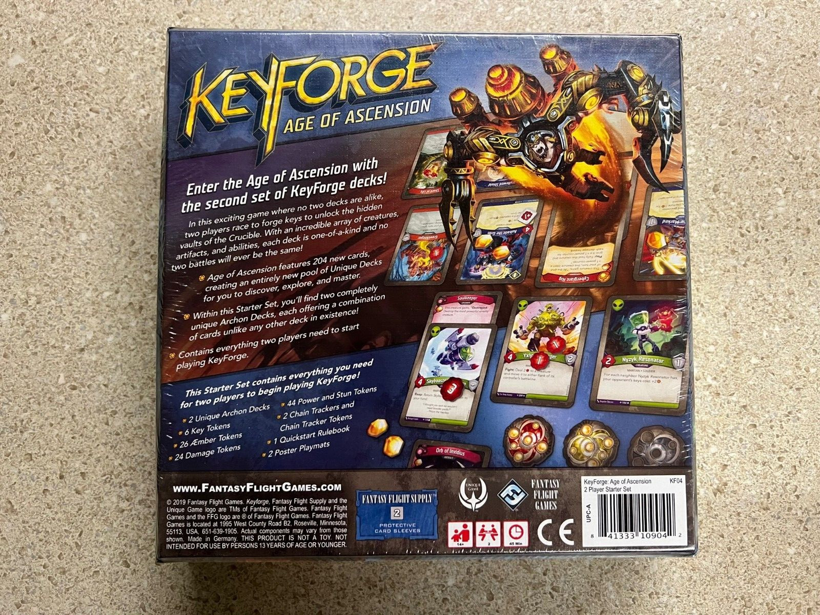Fantasy Flight Games Keyforge Age of Ascension 2-Player Starter Set New Sealed