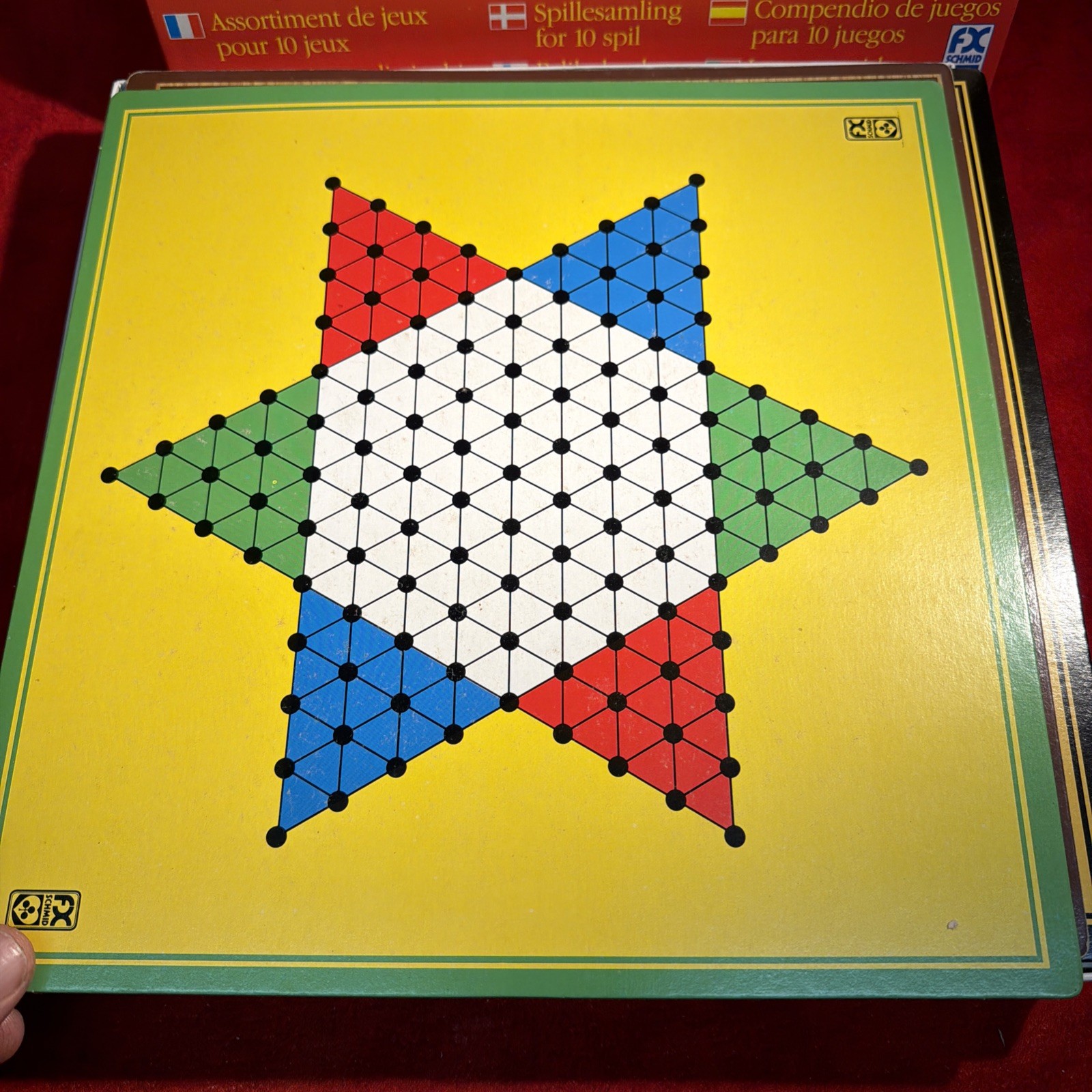 VINTAGE SCHMIDT SPIELE 10-GAMEBOARD SET