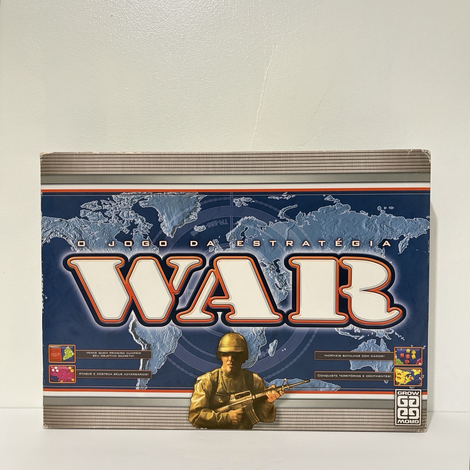 War Jogo Da Estrategia Board Game Brazil Portuguese Strategy Grow Complete