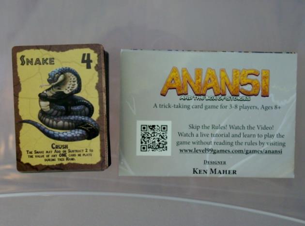 Level 99 Games : Anansi: And the Box of Stories – Card Game – EX
