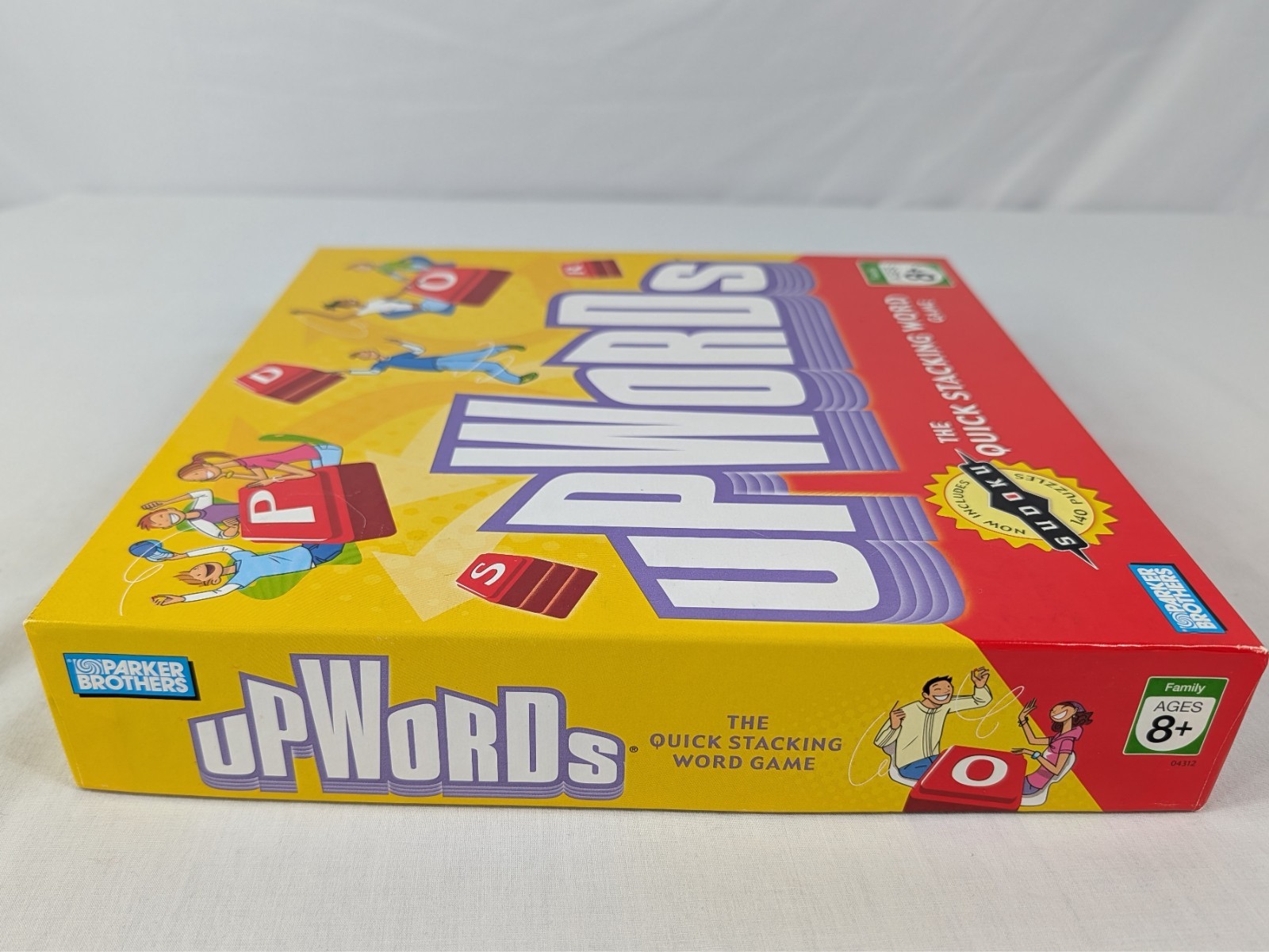 UpWords The Quick Stacking 3-D Word Game & Sudoko Ages 8 & Up Pre-Owned