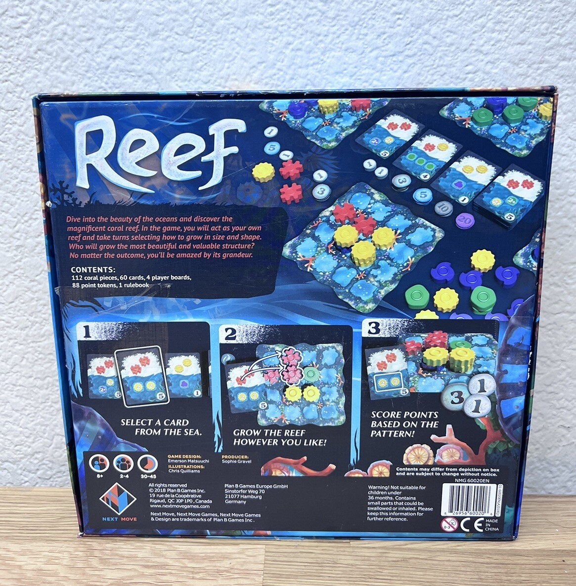 REEF Board Game 2018 Next Move Games Matsuuchi – Almost Complete