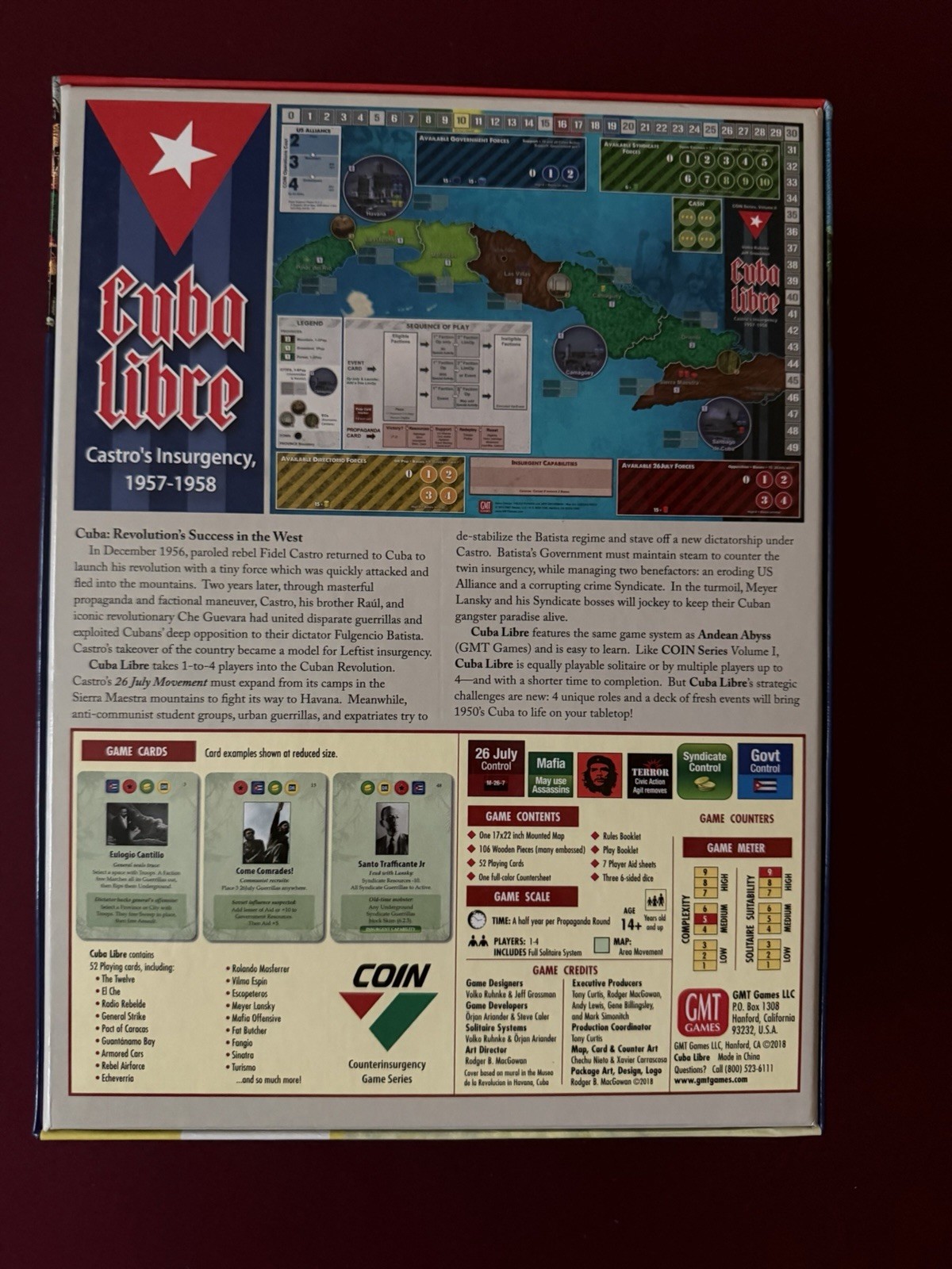 Cuba Libre, 3rd Printing GMT Games – Complete