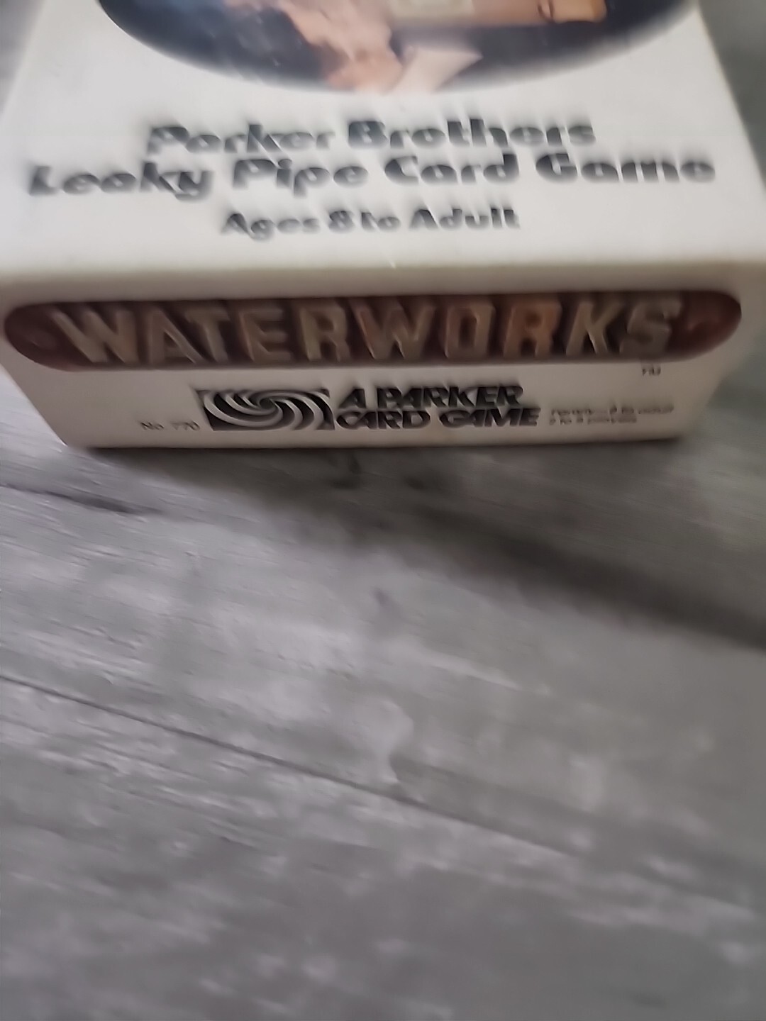 Waterworks Card Family Game Parker Brothers 1972 complete EUC Vintage