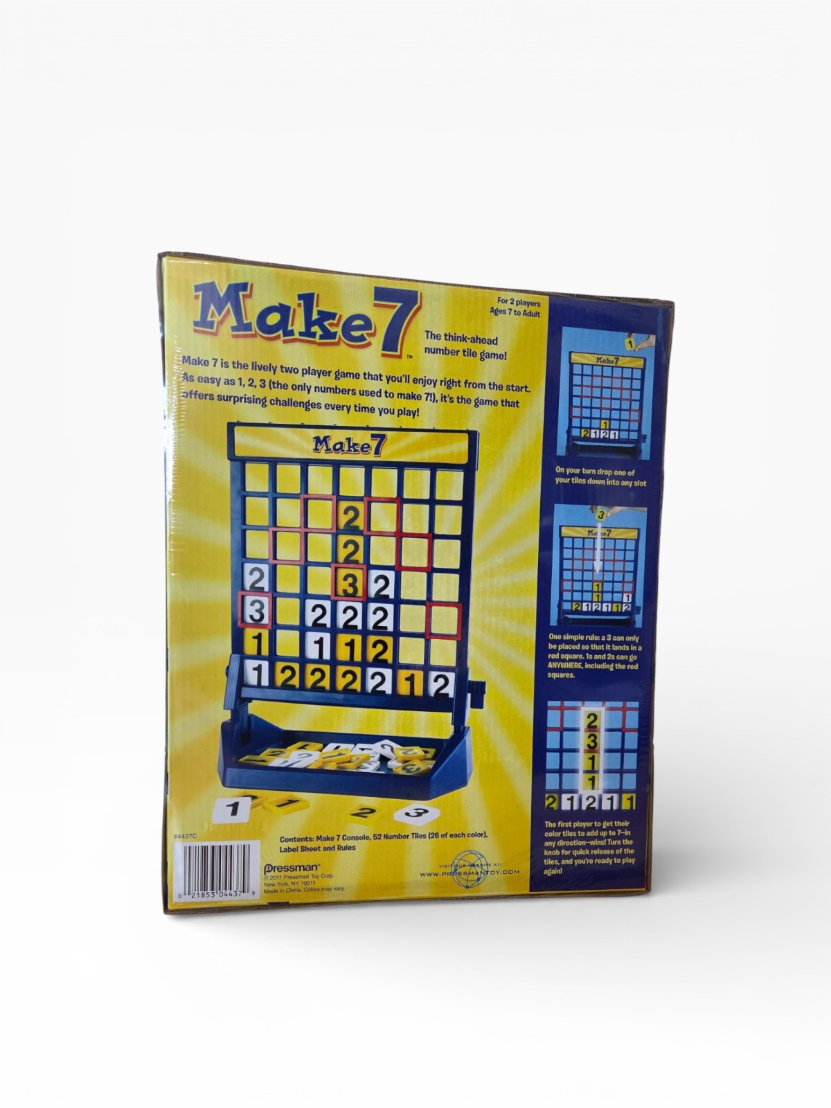 NEW Make 7 Game Fast Math Strategy Family Game