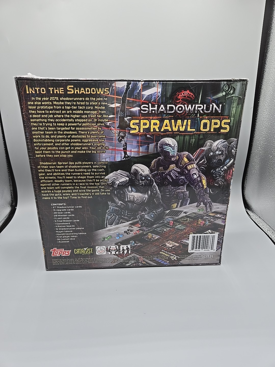 Catalyst Games Shadowrun Sprawl Ops Board Game PLUS 5-6 Player Expansion Pack