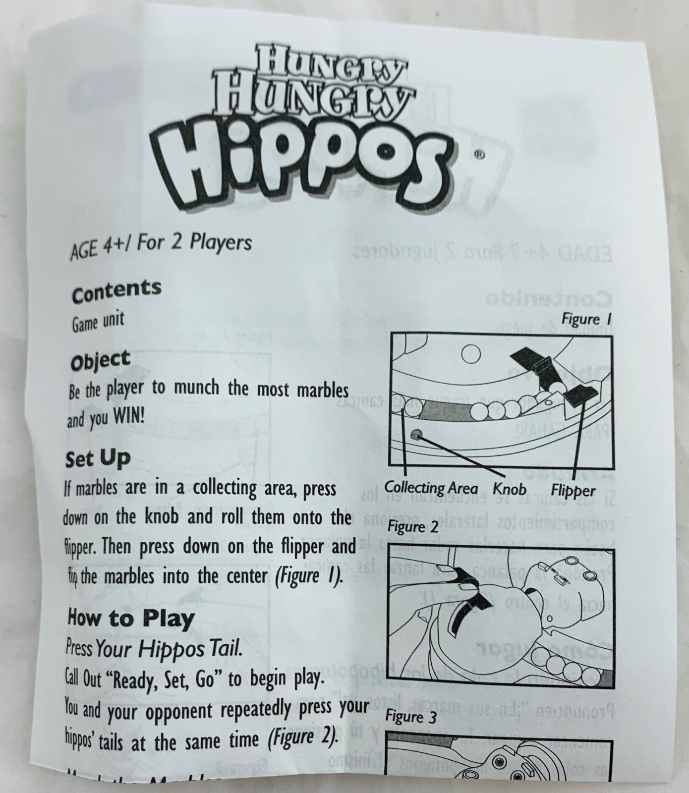 Hungry Hungry Hippos Travel Game by Milton Bradley Complete Great Cond FREE SHIP