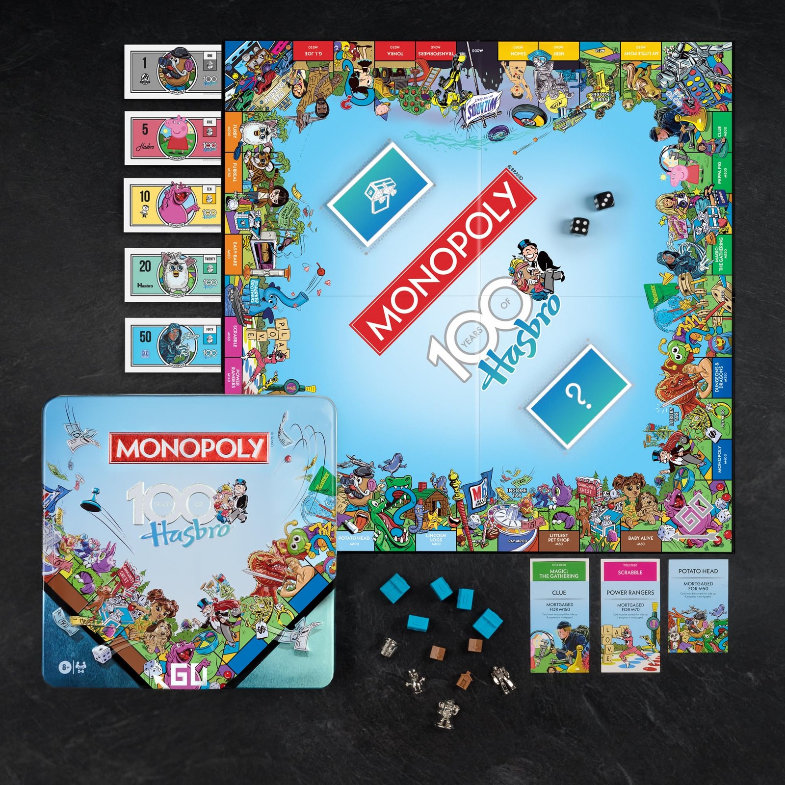 Ws Game Company Monopoly Hasbro 100Th Anniversary Edition Board Game In Special