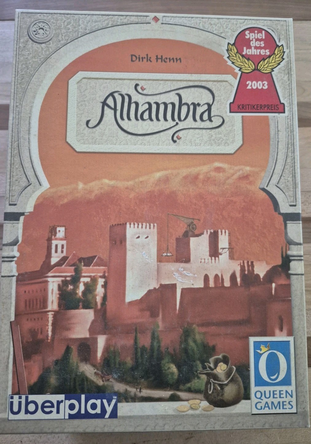 Dirk Henn Alhambra Board Game Queen Games Germany 2003 Complete Excellent