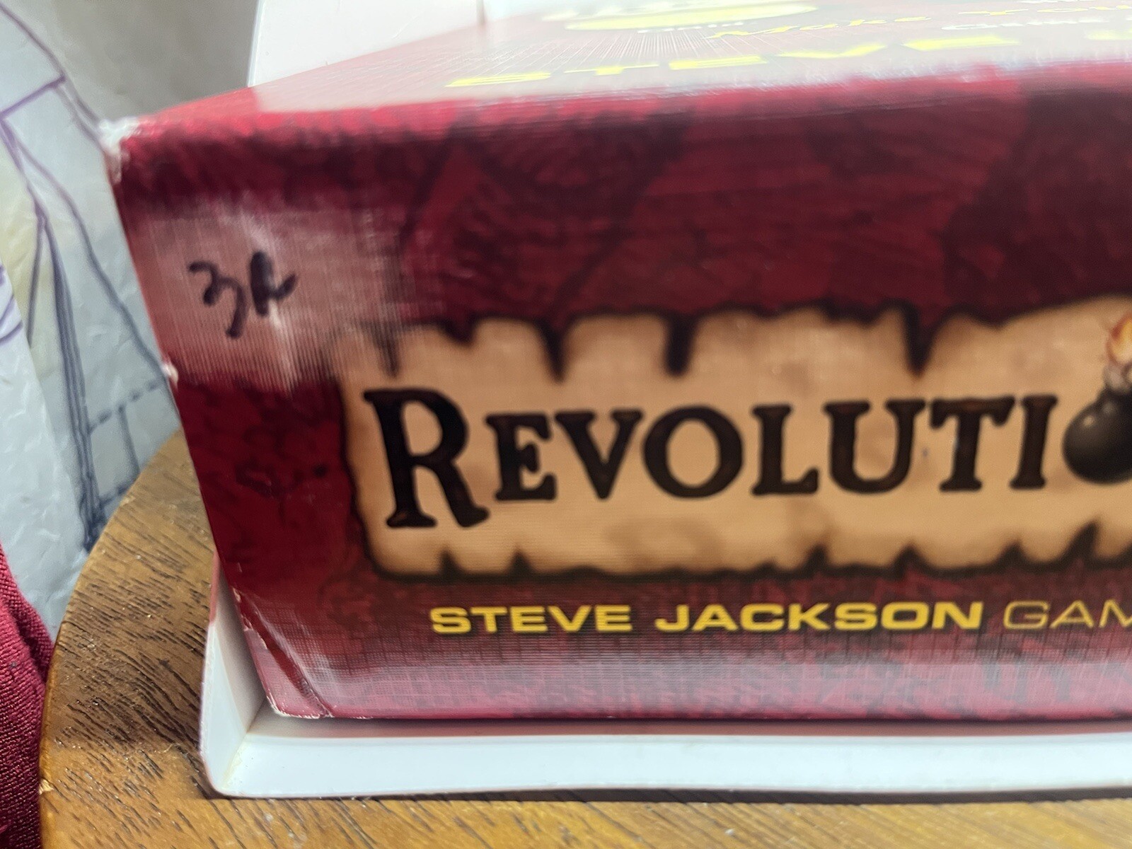 Revolution Board Game Steve Jackson 1st Edition 2nd Printing 100% Complete EUC
