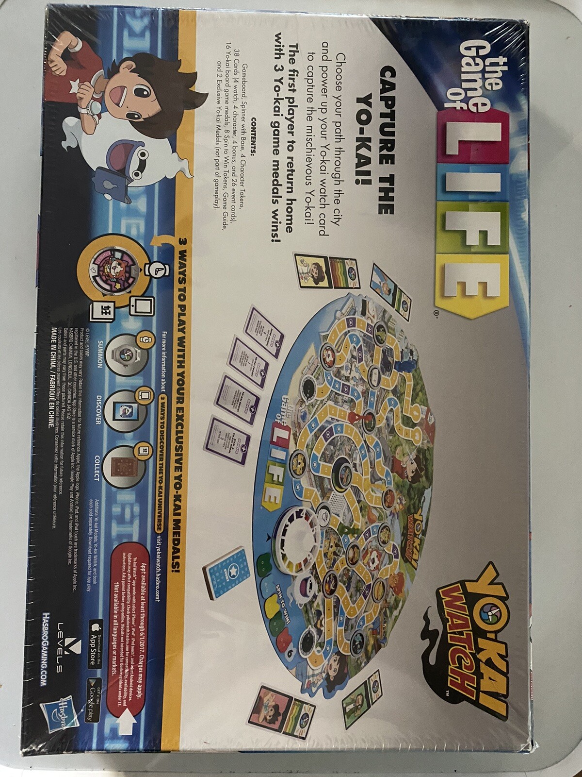 The Game of Life Yo-kai Yokai Watch Edition Board Game Hasbro Brand New / Sealed