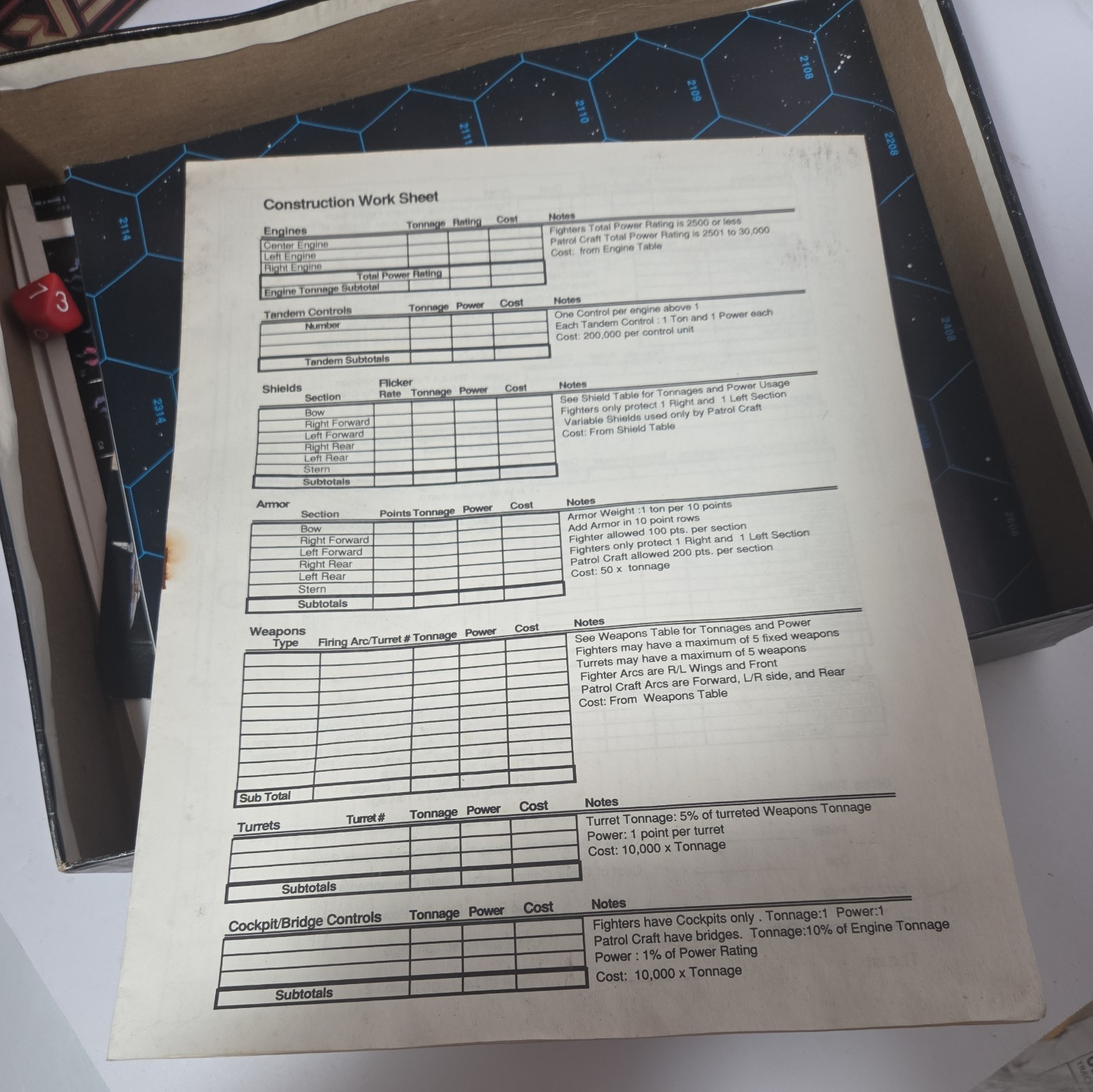 Renegade Legion Interceptor: The First Line of Defense Board Game FASA 1987