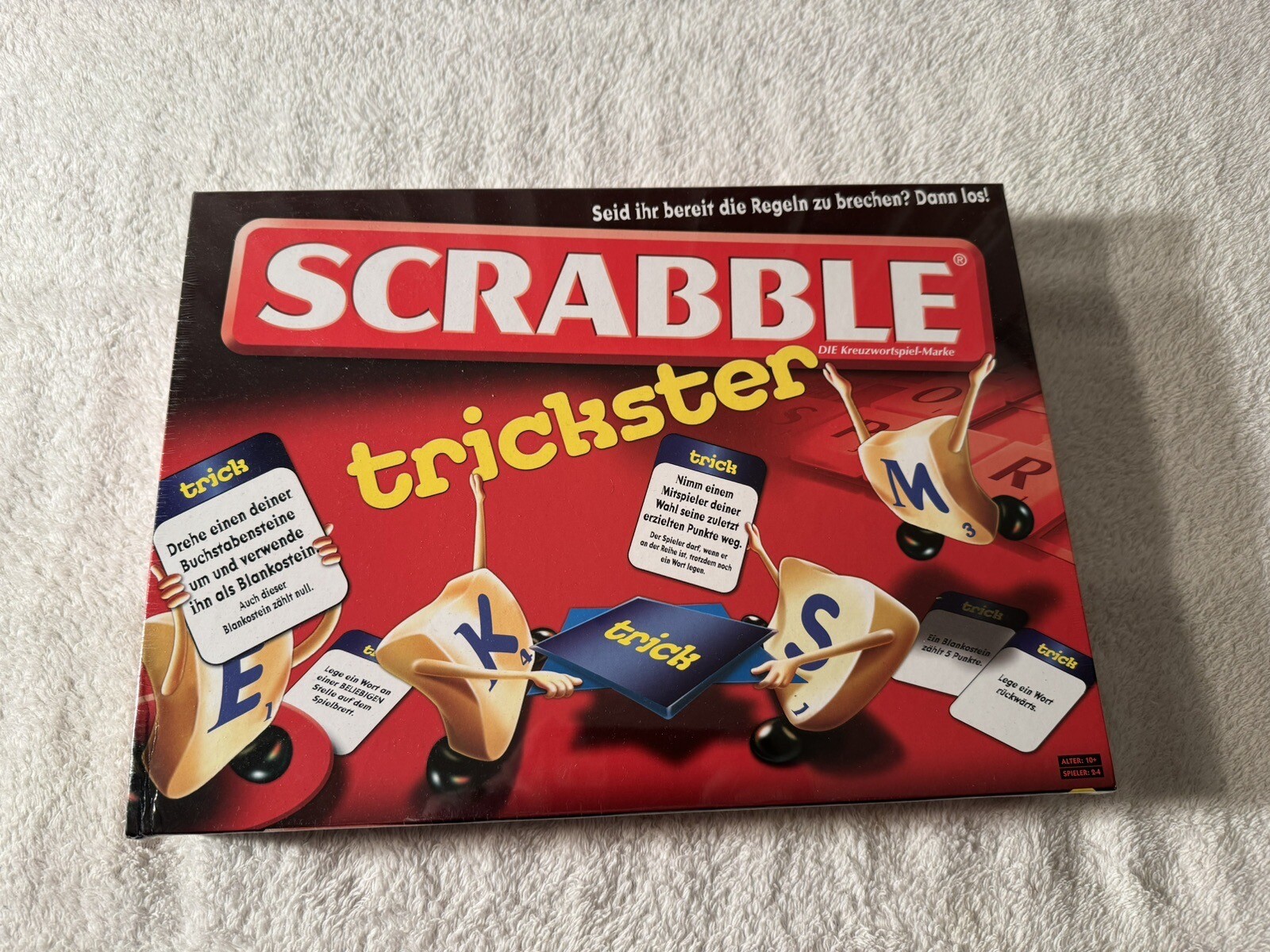 New – Mattel Scrabble Trickster, Legespiel Deutsch Dutch German Version R3076-0