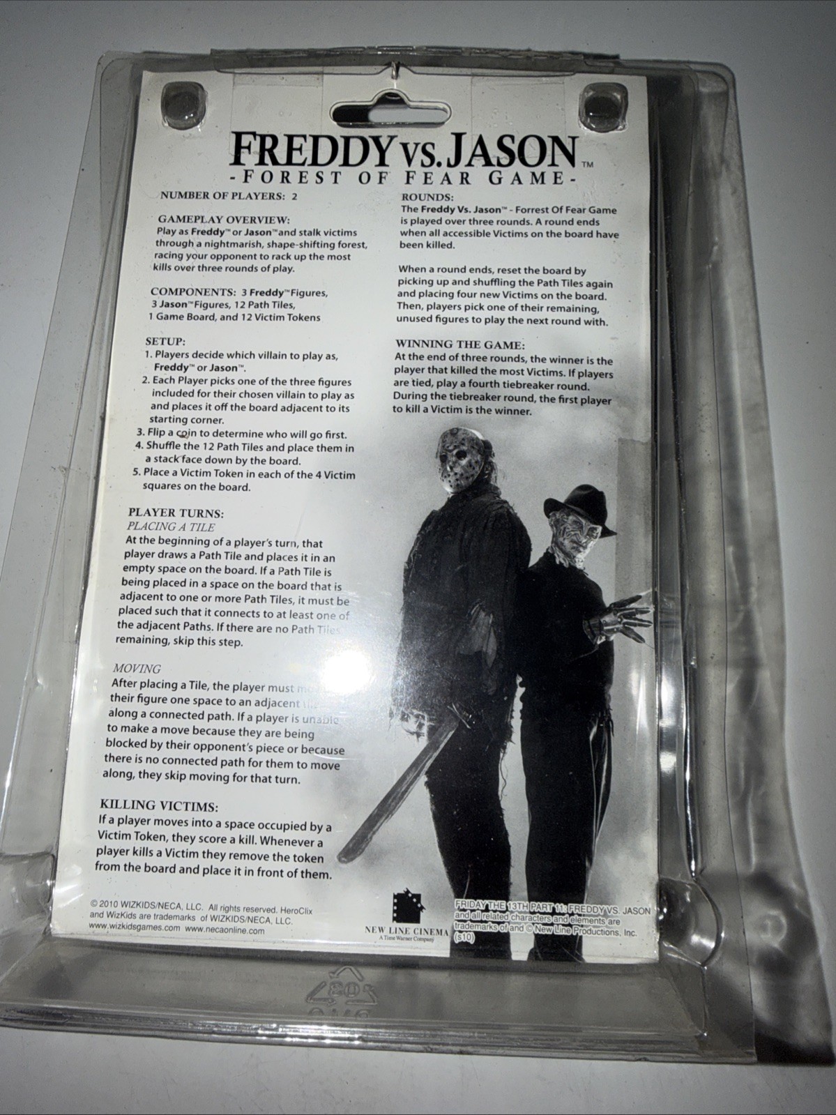 Wizkids NECA Freddy vs Jason Forest of Fear Game NEW