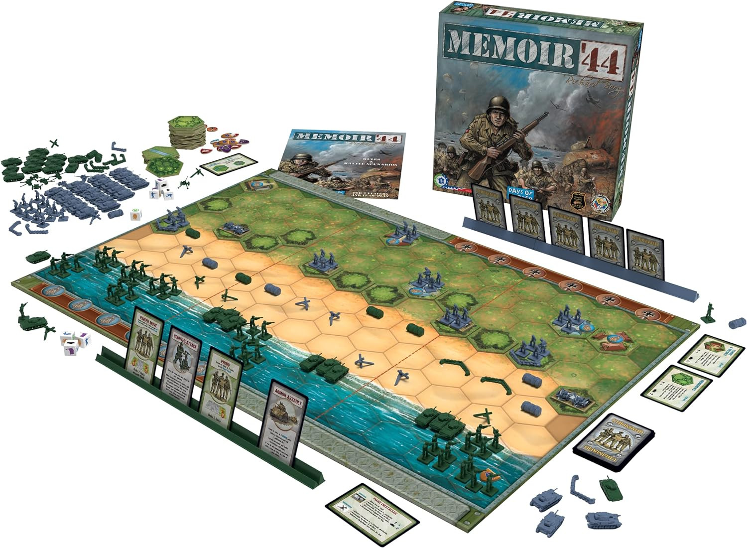 Memoir ’44 Board Game – WWII Historical Board Game of Epic Battles! Tabletop …