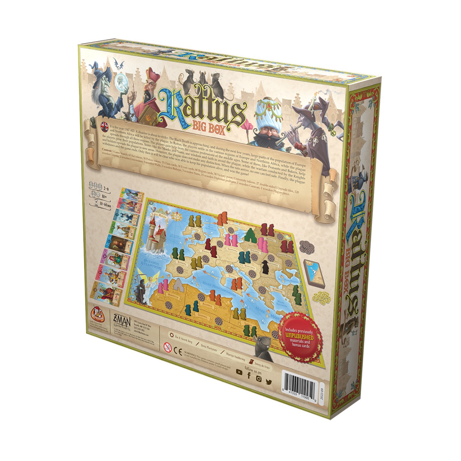 Z-Man Boardgame Rattus Big Box Box SW (New)